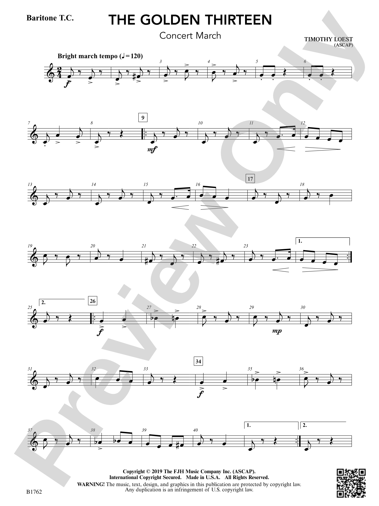 The Golden Thirteen: Baritone T.C.