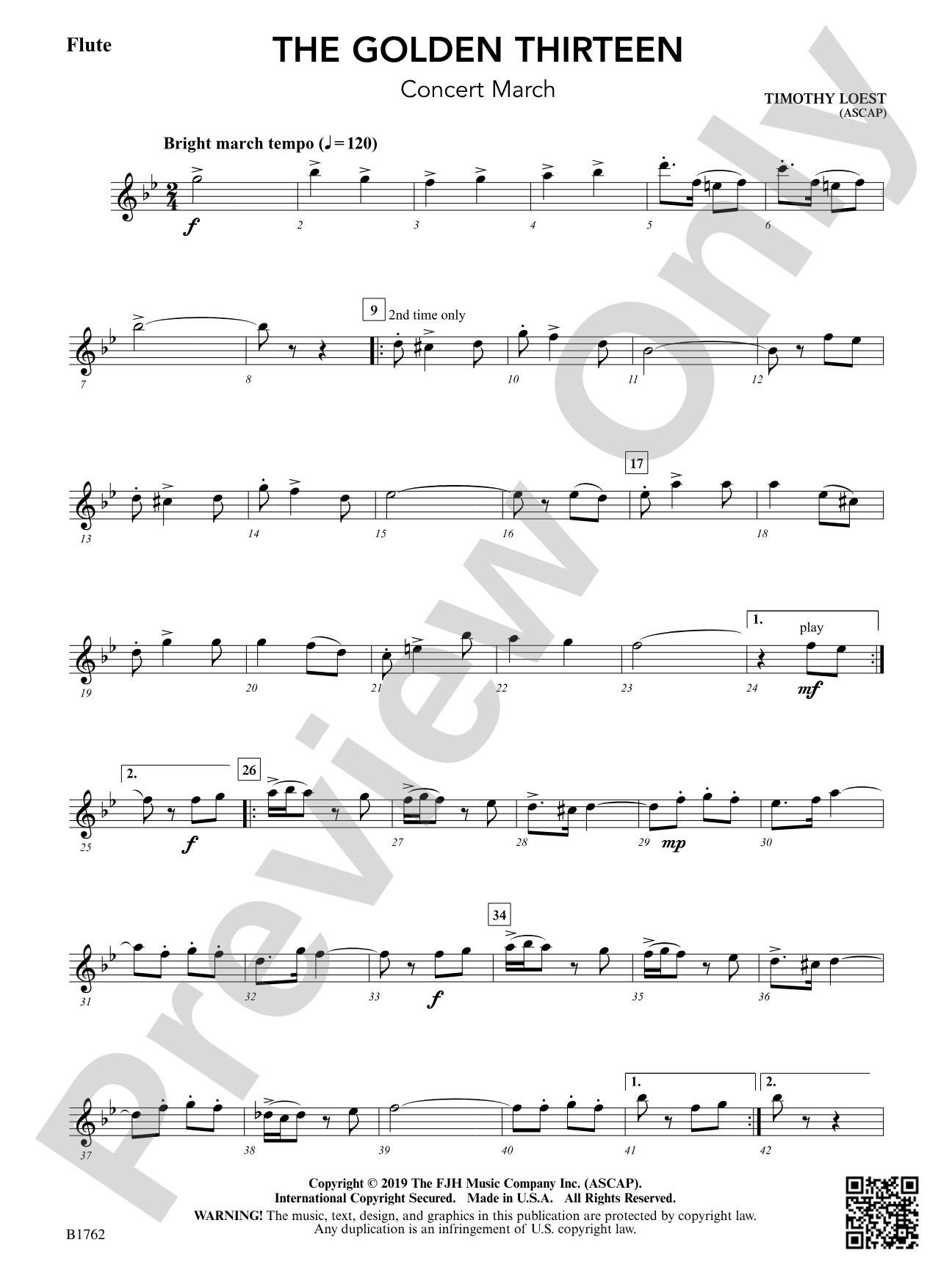 The Golden Thirteen: Flute