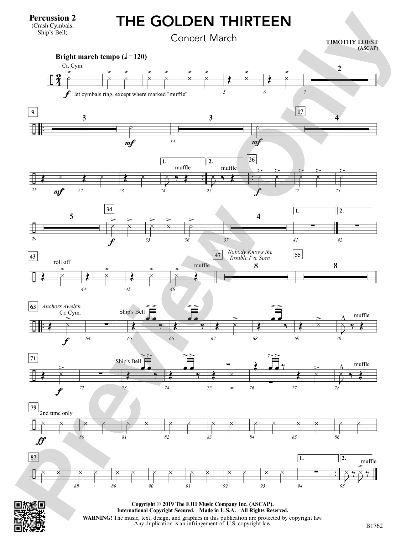 The Golden Thirteen: Percussion 2