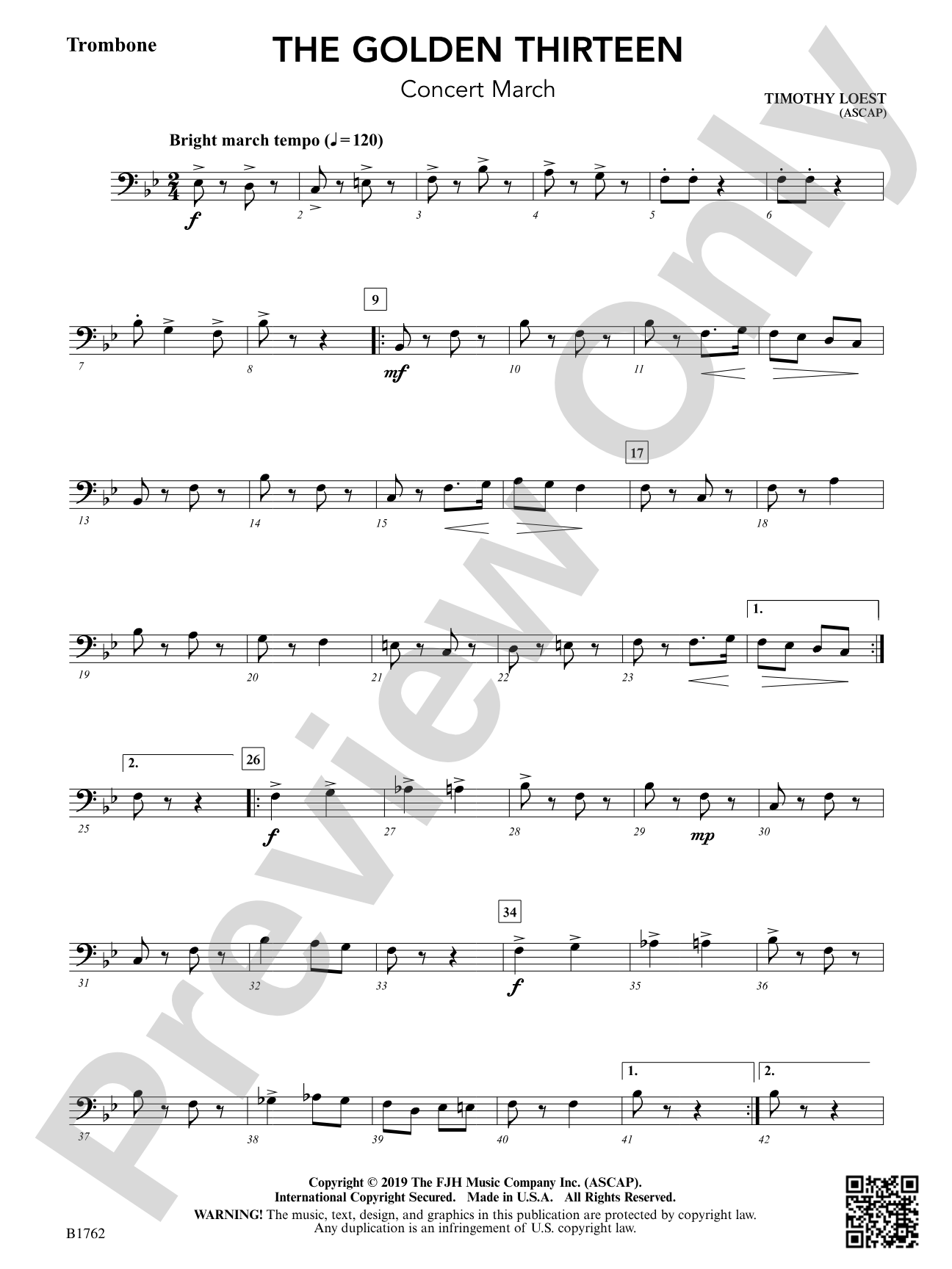 The Golden Thirteen: Trombone