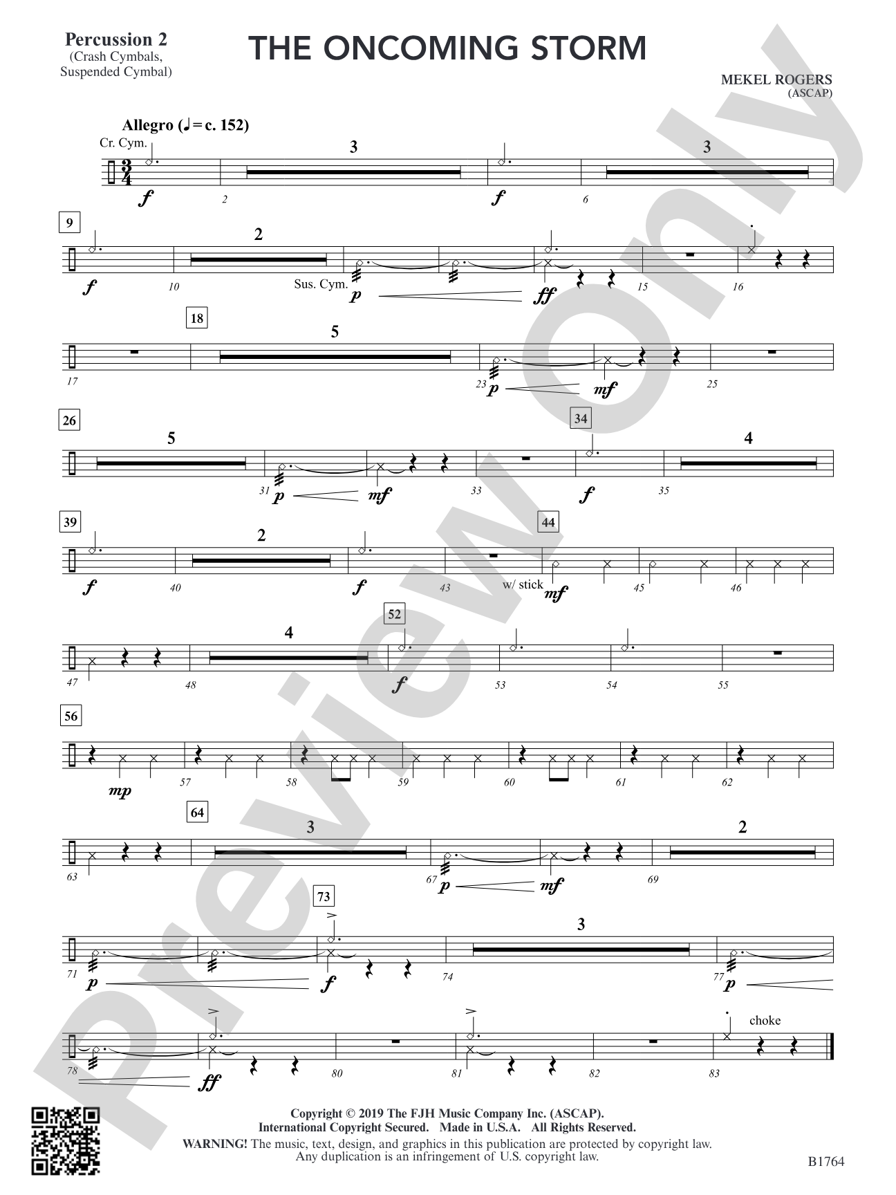 The Oncoming Storm: Percussion 2