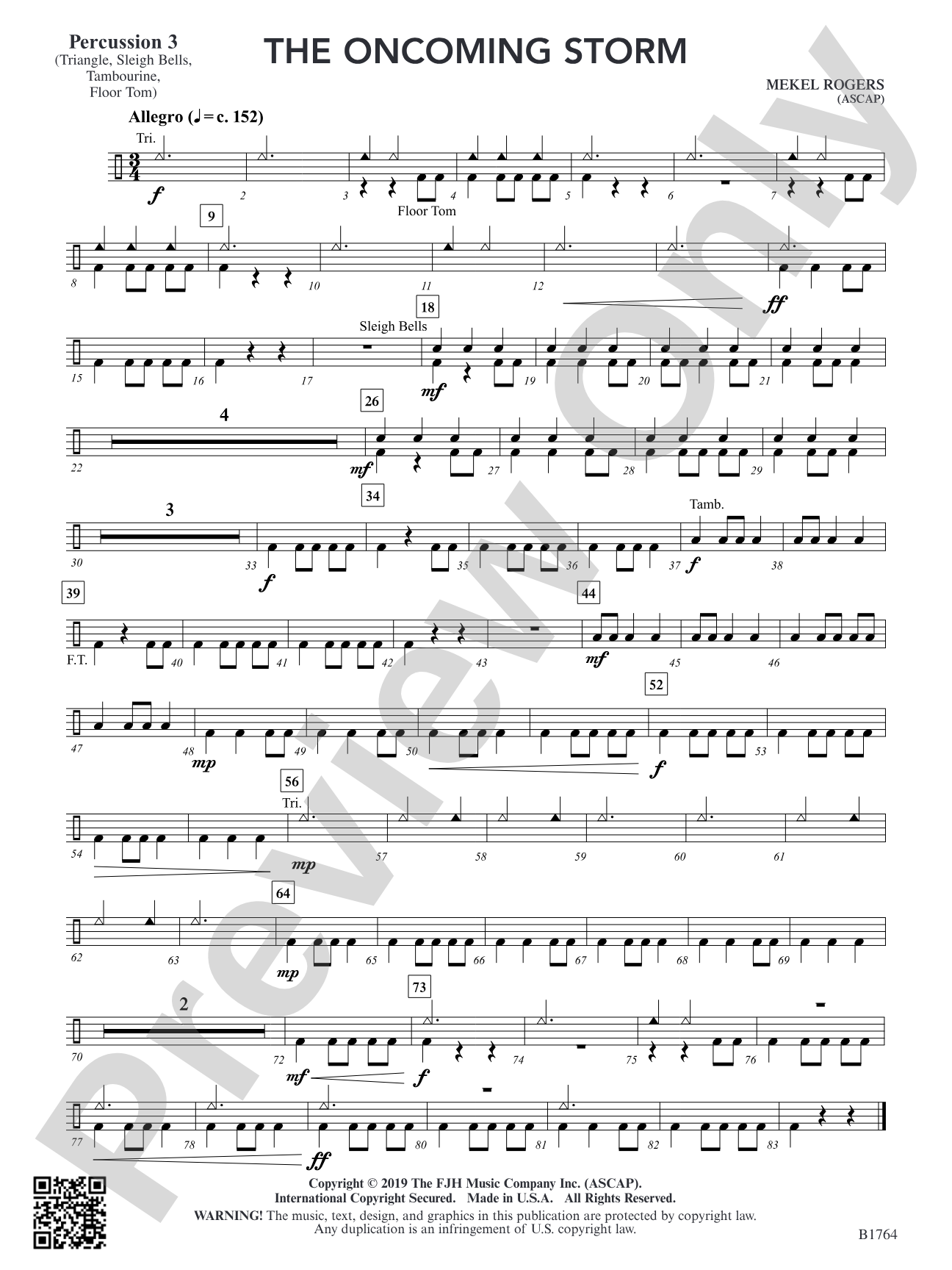 The Oncoming Storm: Percussion 3