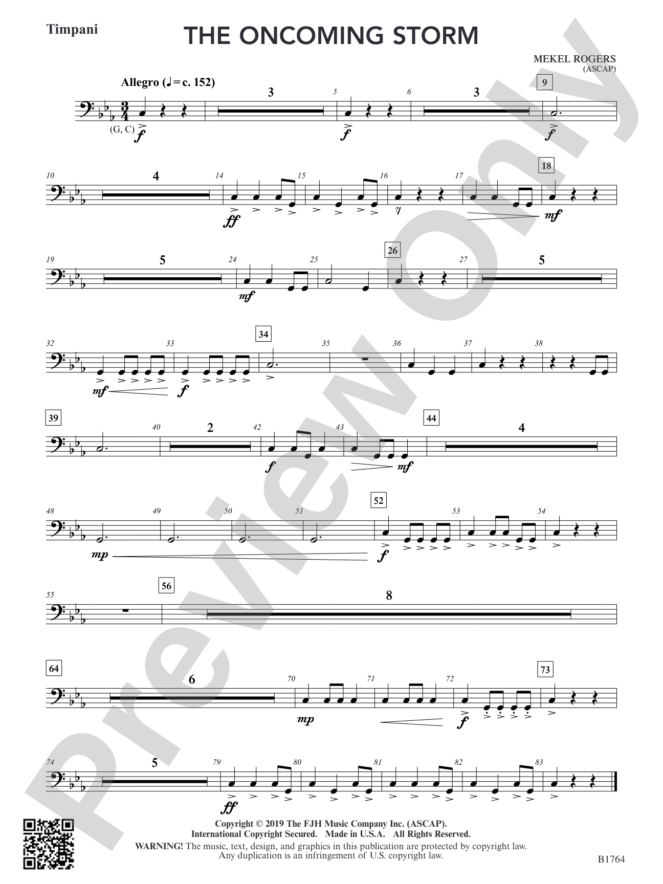 The Oncoming Storm: Timpani