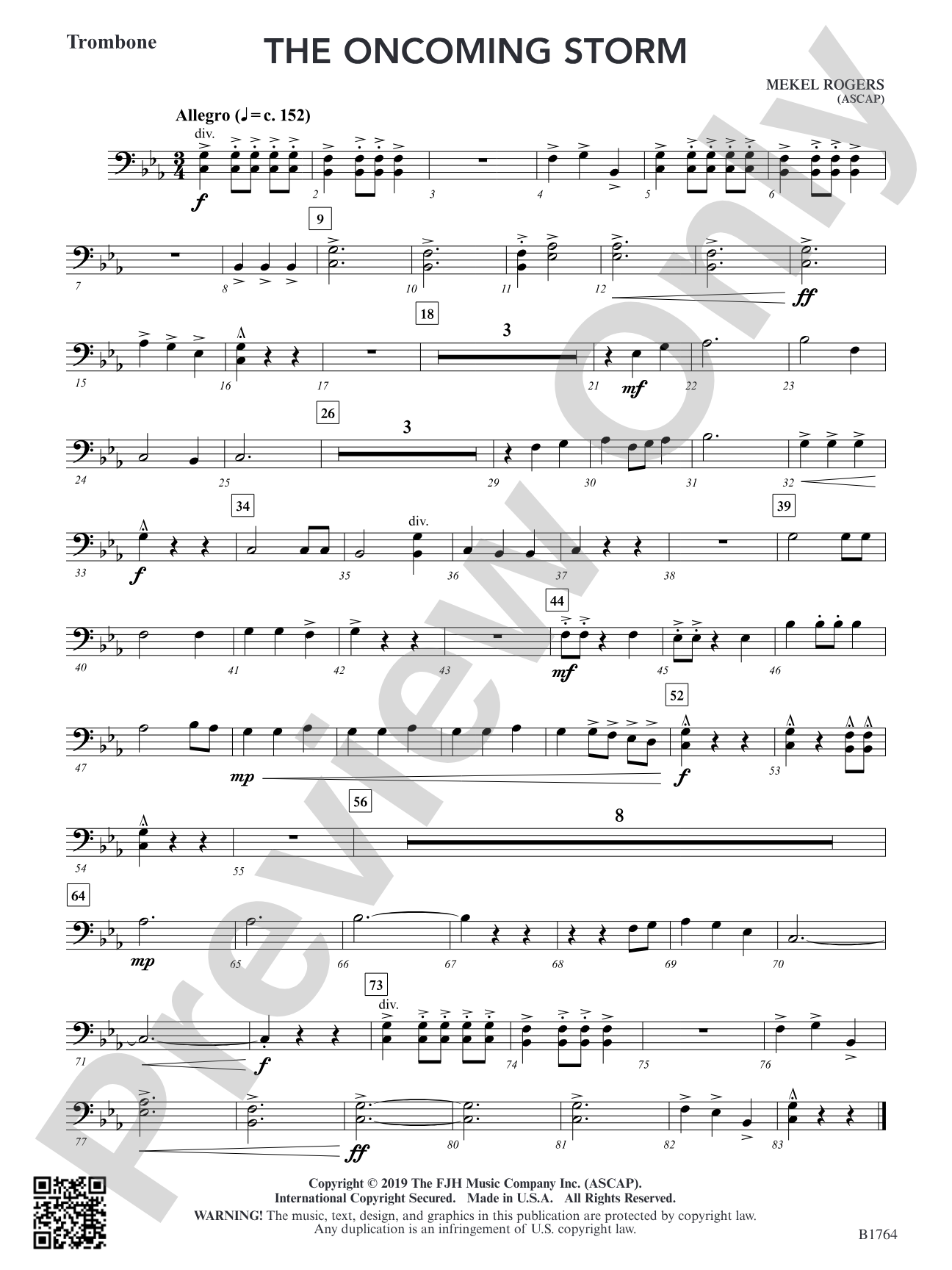 The Oncoming Storm: Trombone