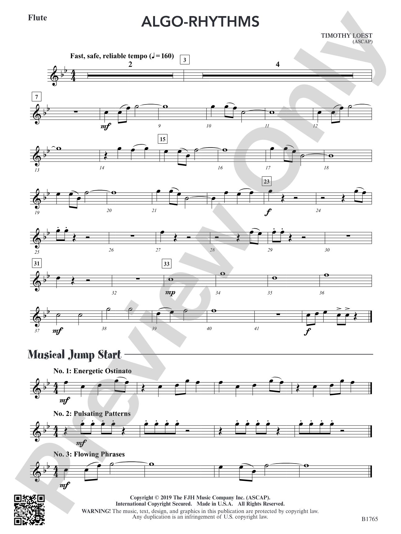 Algo-Rhythms: Flute
