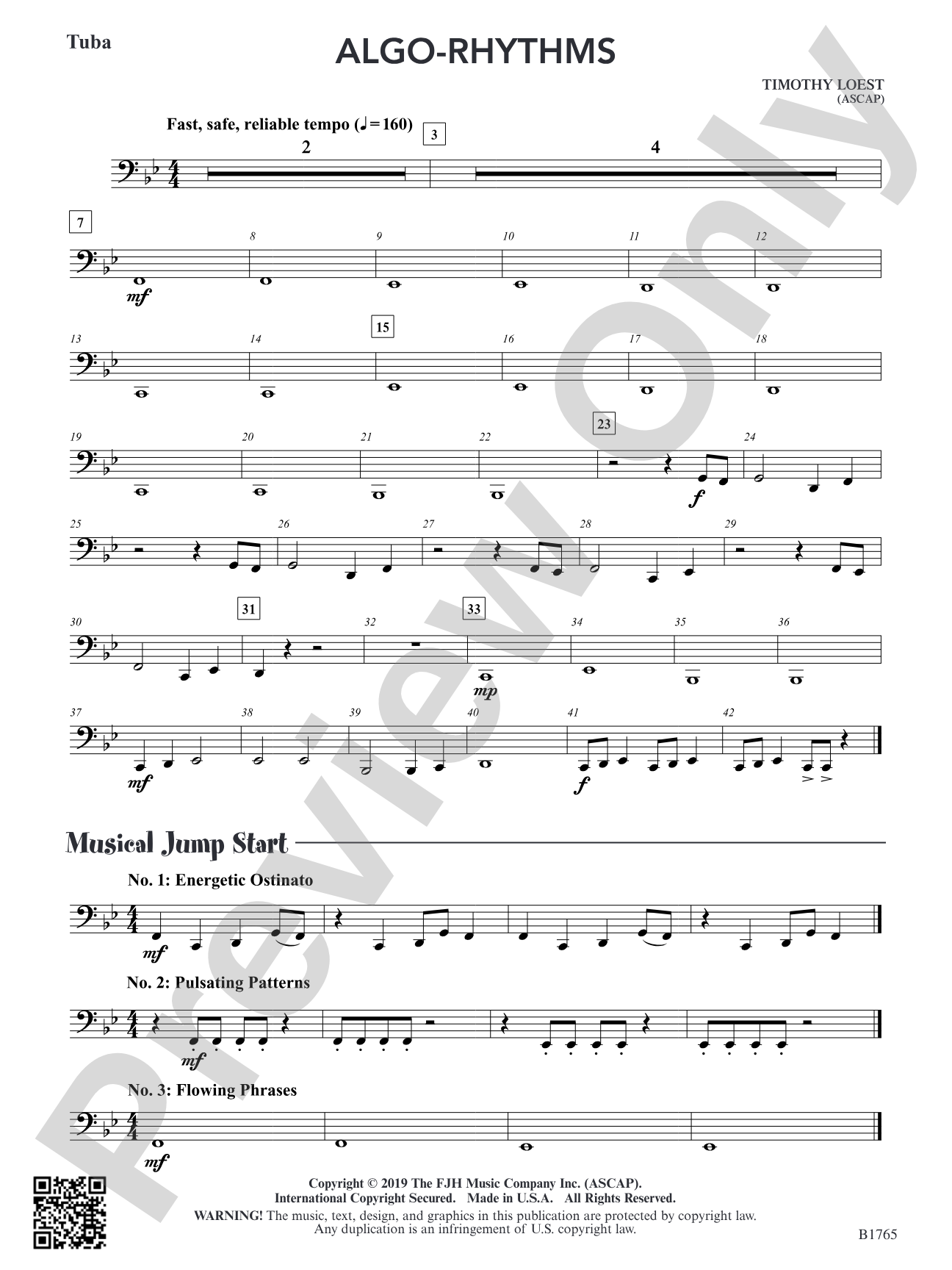 Algo-Rhythms: Tuba