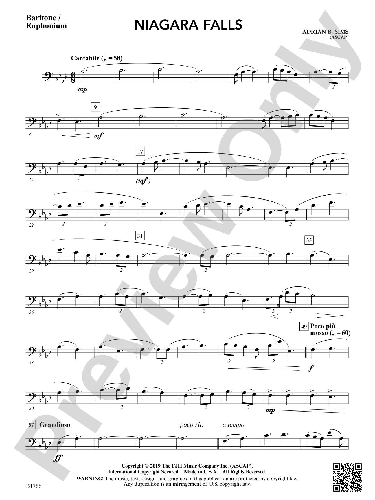 Niagara Falls: Baritone / Euphonium