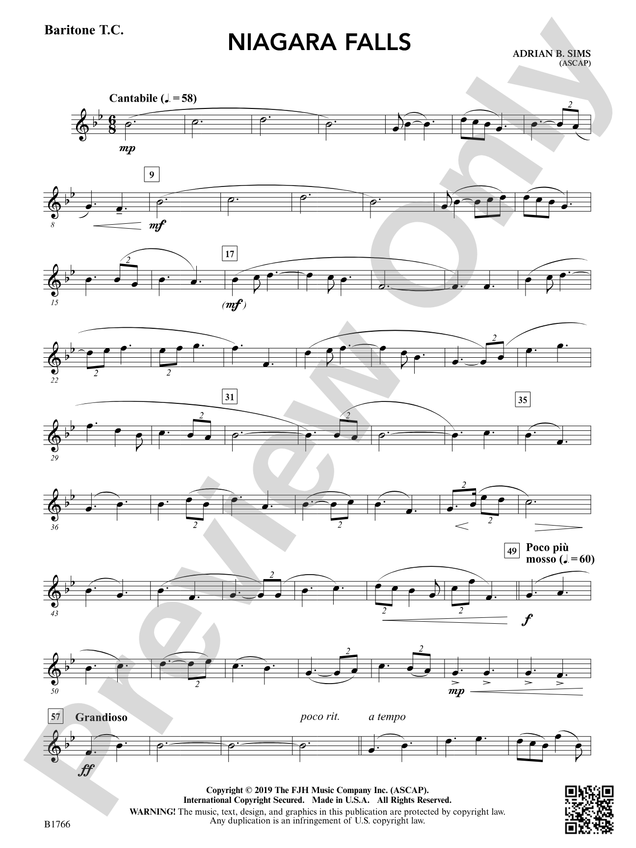 Niagara Falls: Baritone T.C.