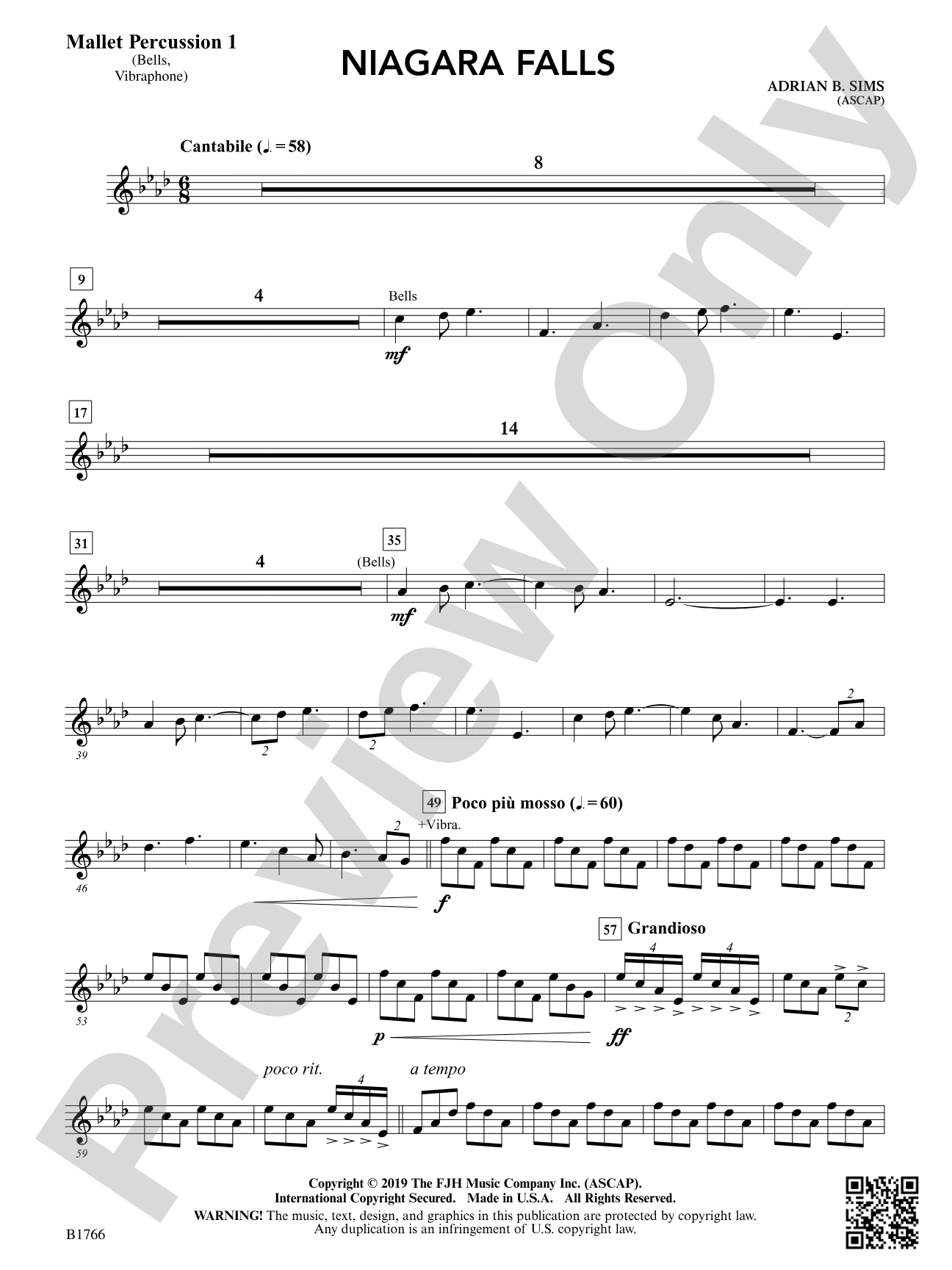 Niagara Falls: Mallet Percussion 1