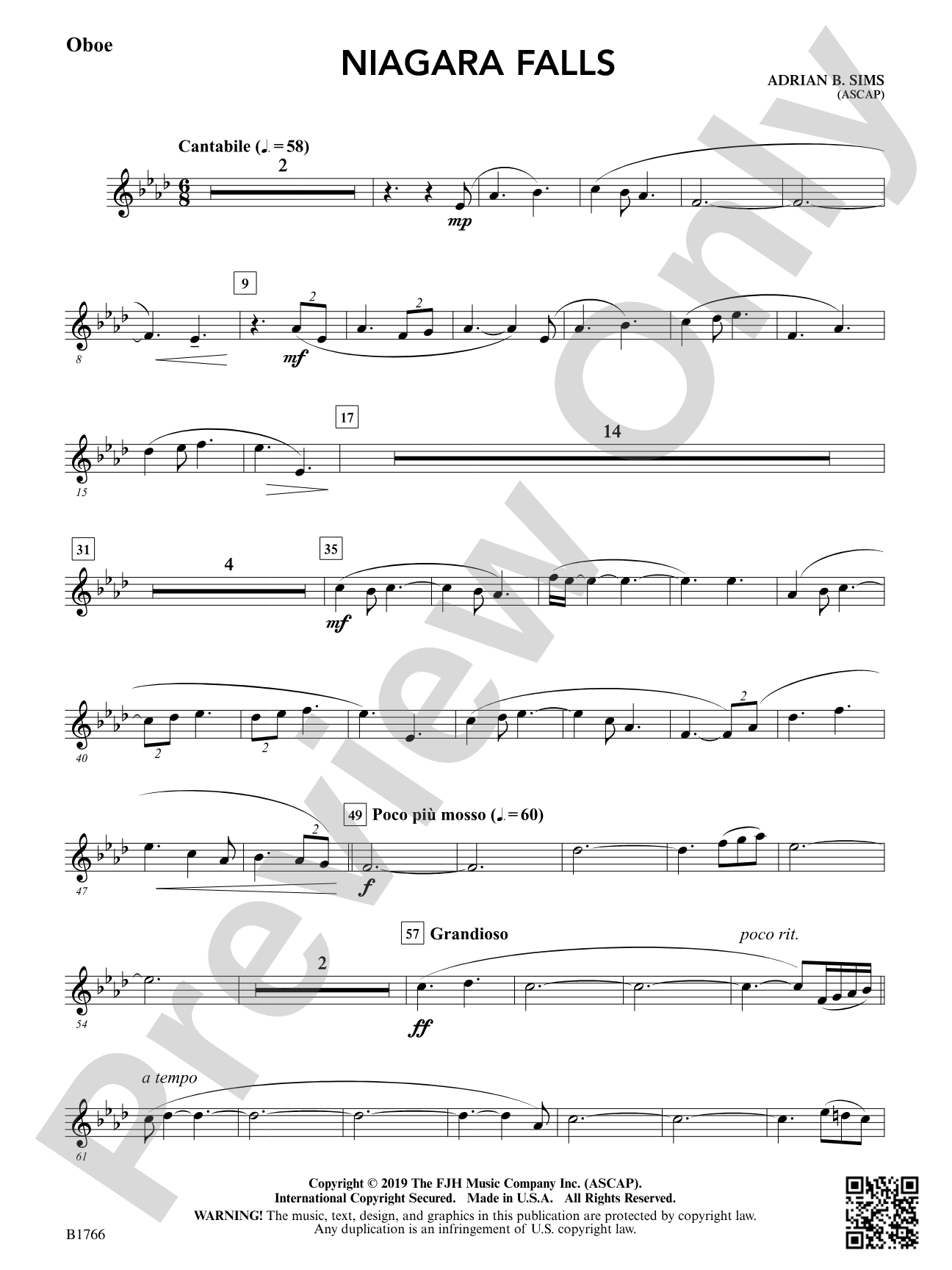 Niagara Falls: Oboe