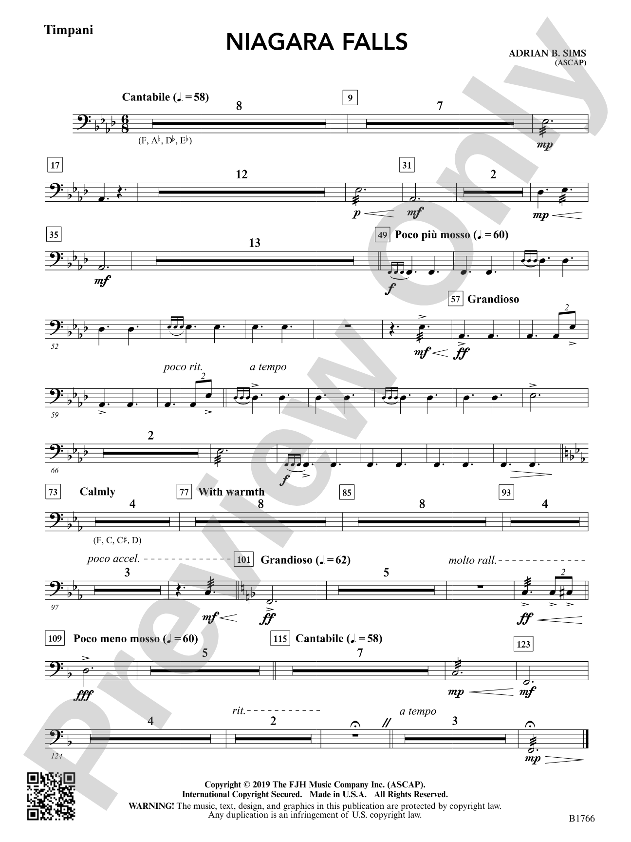 Niagara Falls: Timpani