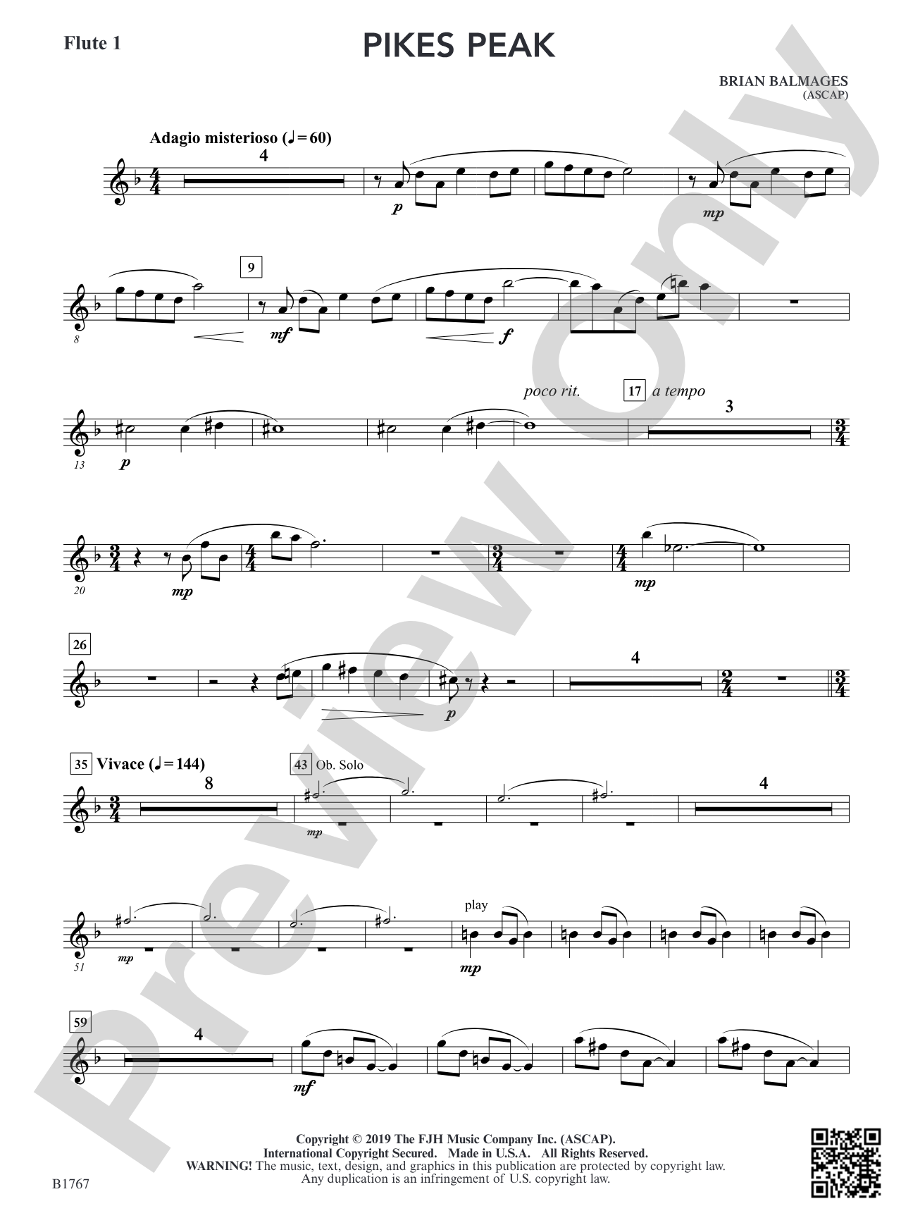Pikes Peak: Flute 1