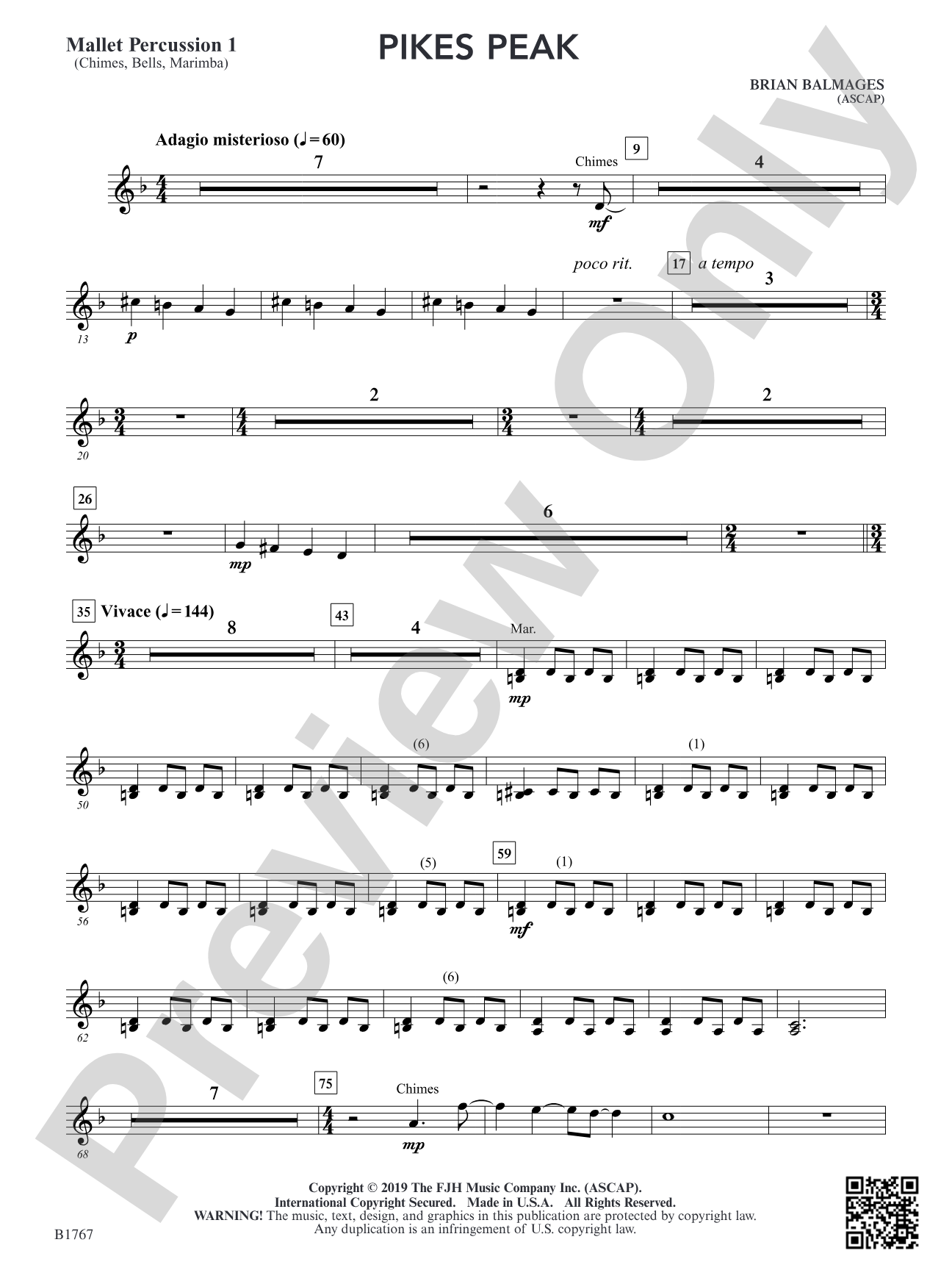 Pikes Peak: Mallet Percussion 1