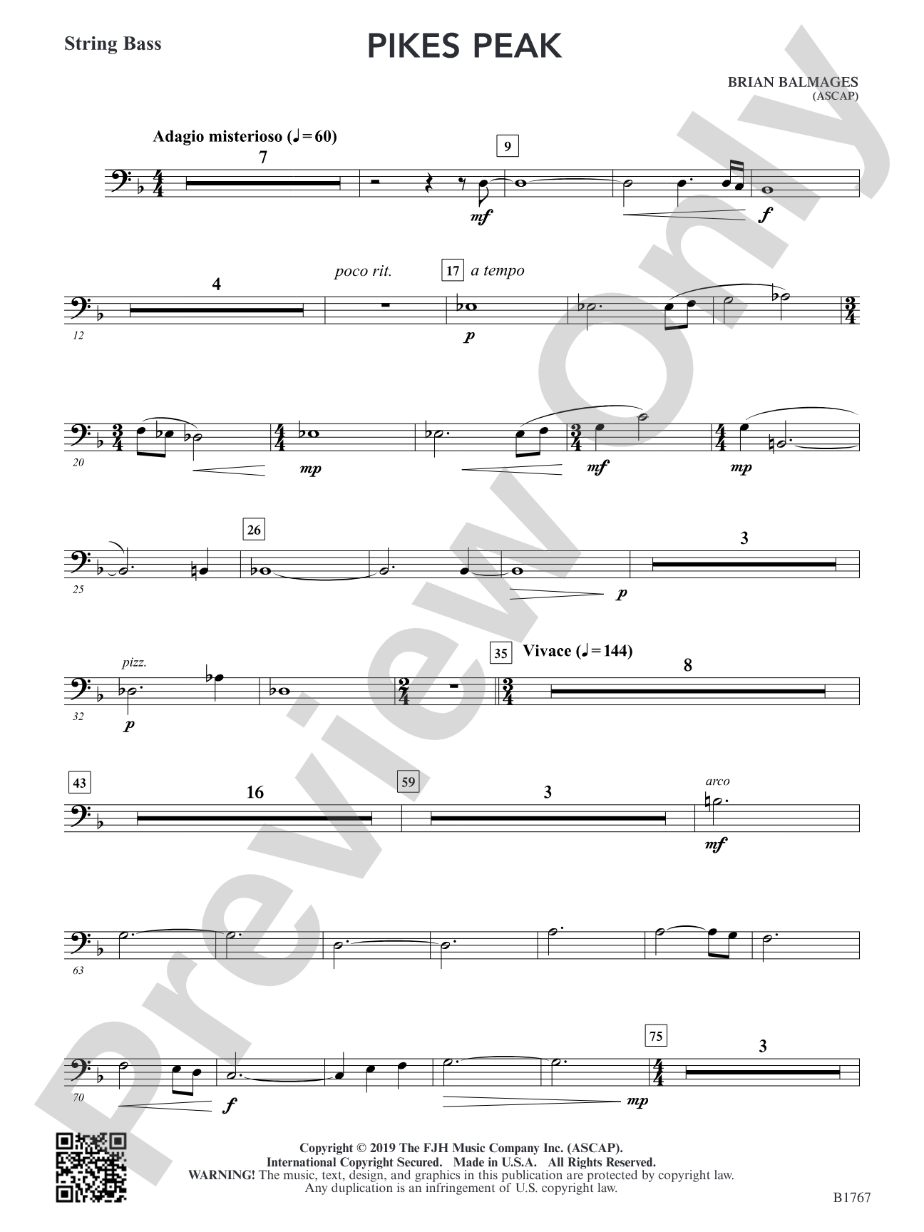 Pikes Peak: String Bass