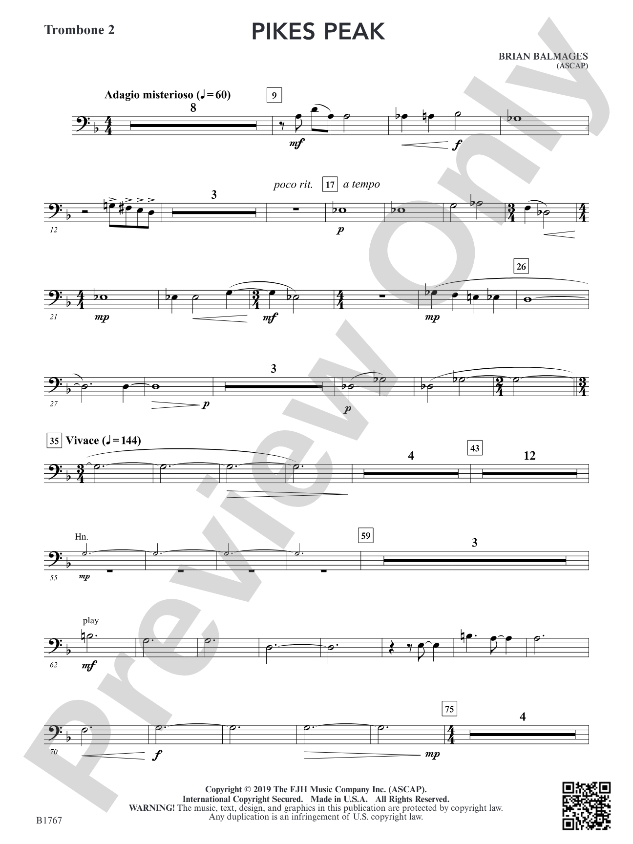 Pikes Peak: Trombone 2
