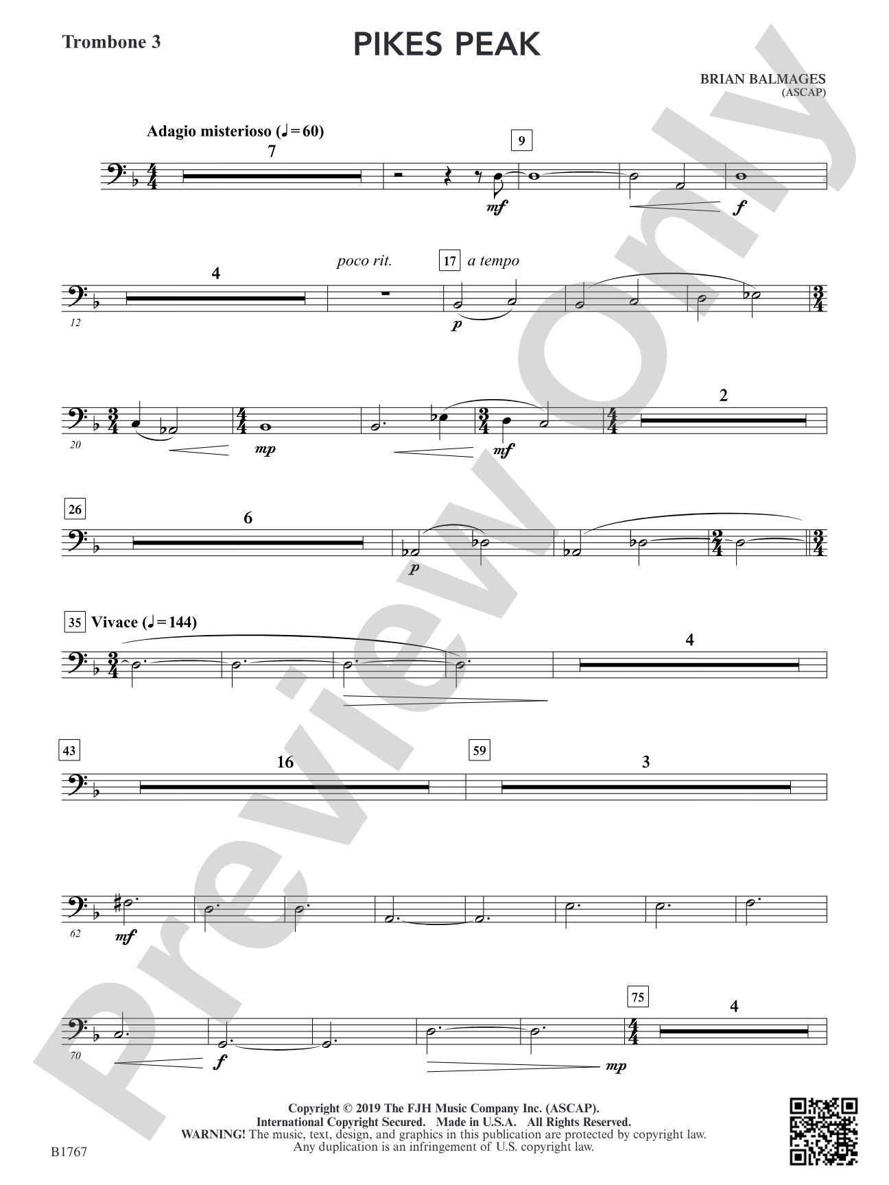 Pikes Peak: Trombone 3