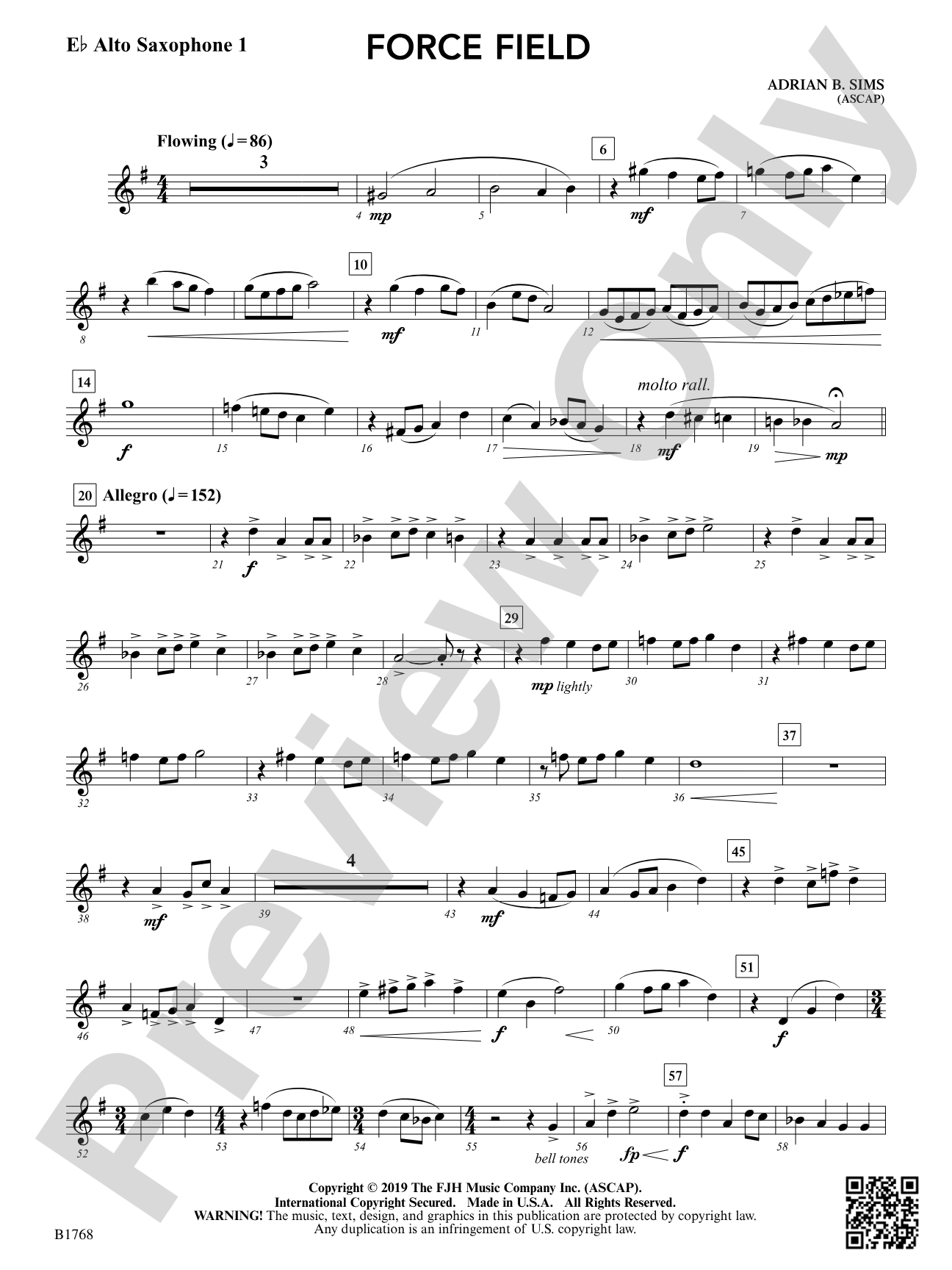Force Field: E-flat Alto Saxophone 1