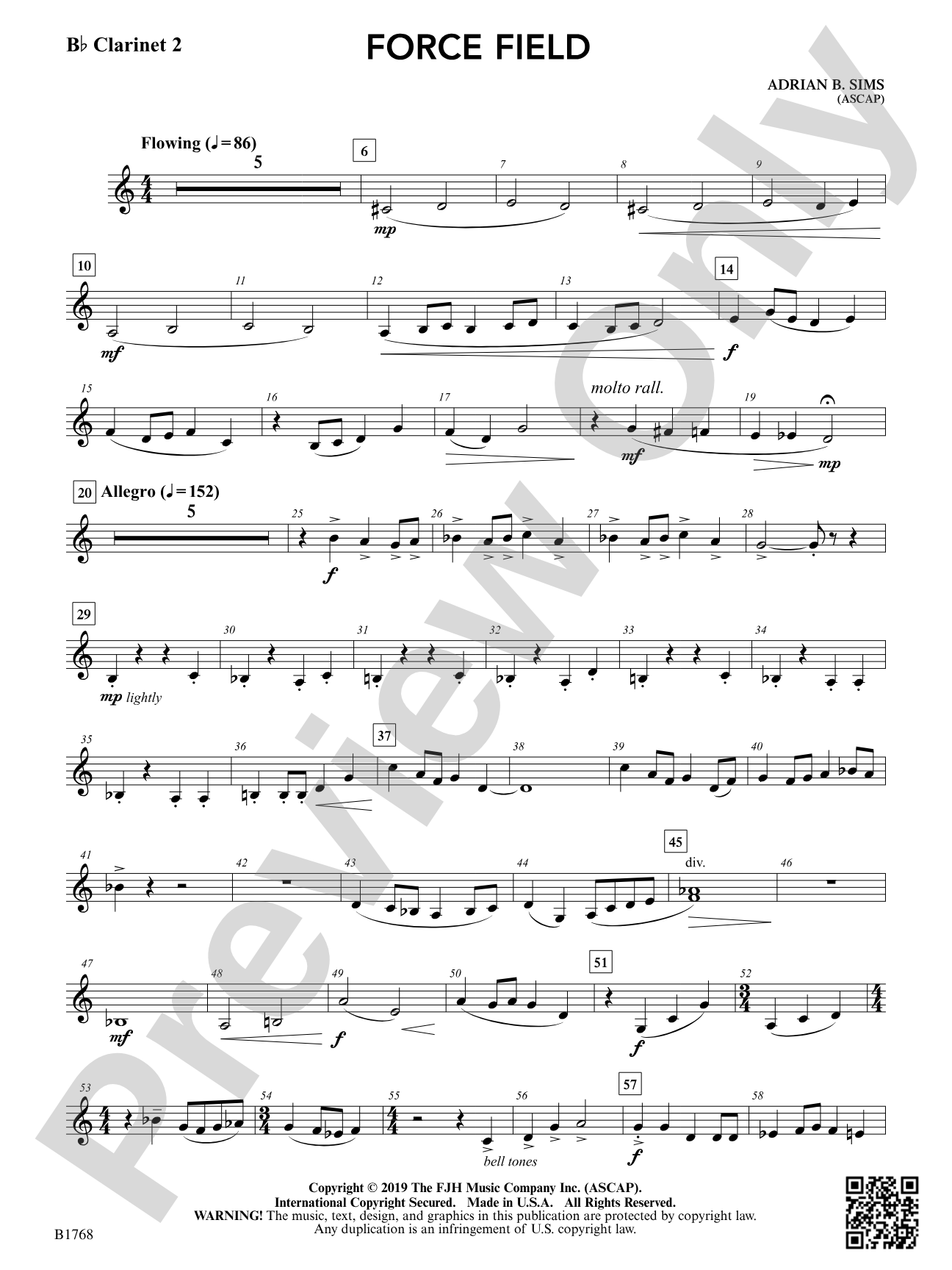 Force Field: B-flat Clarinet 2
