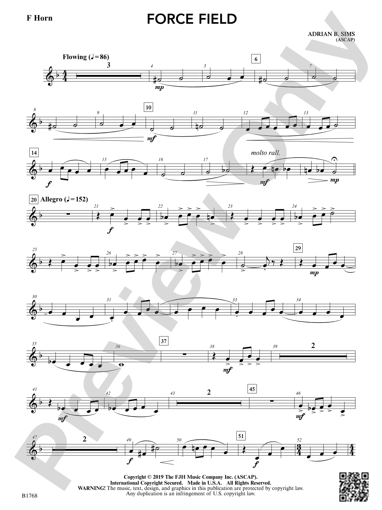 Force Field: F Horn