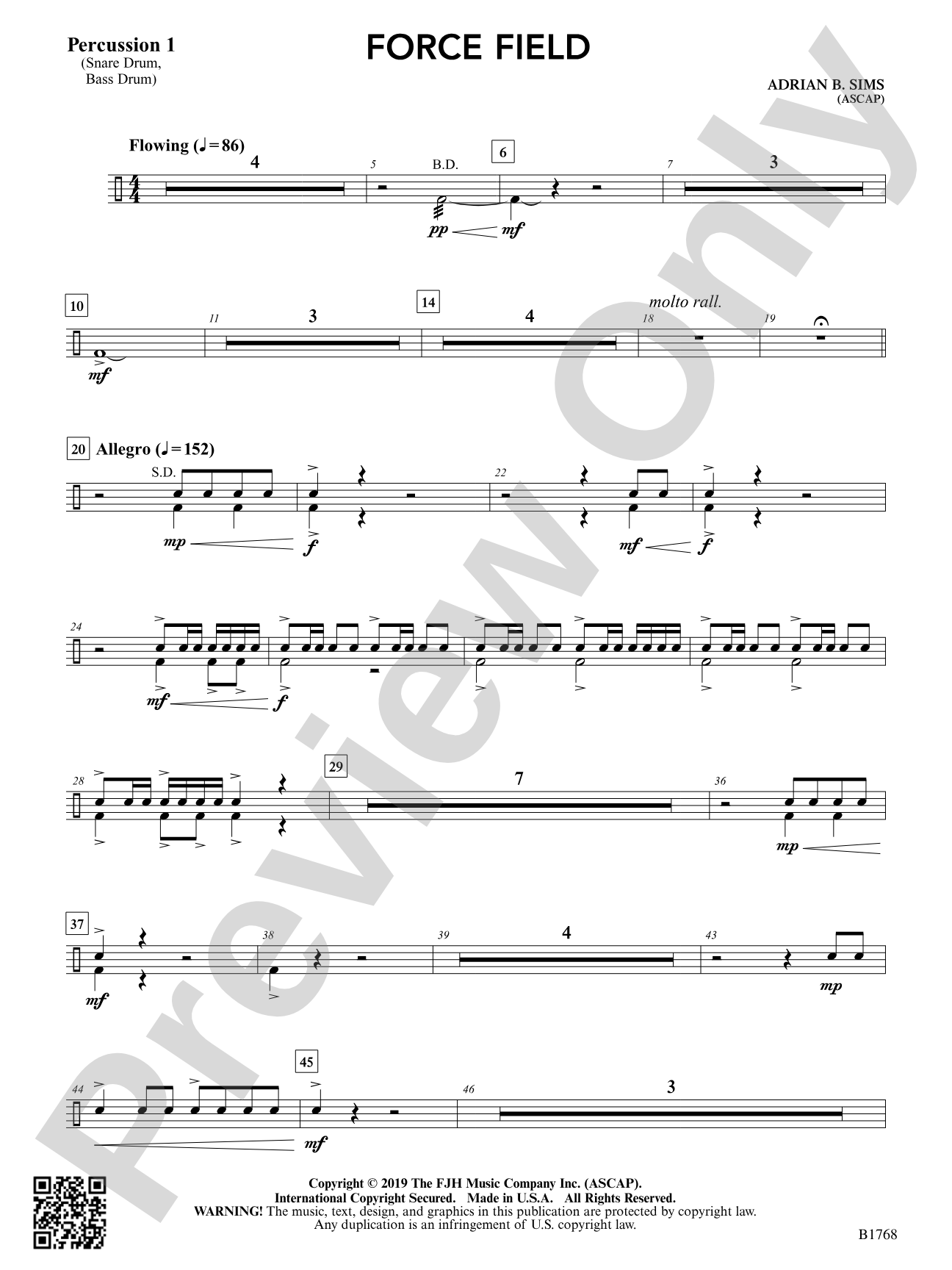 Force Field: Percussion 1