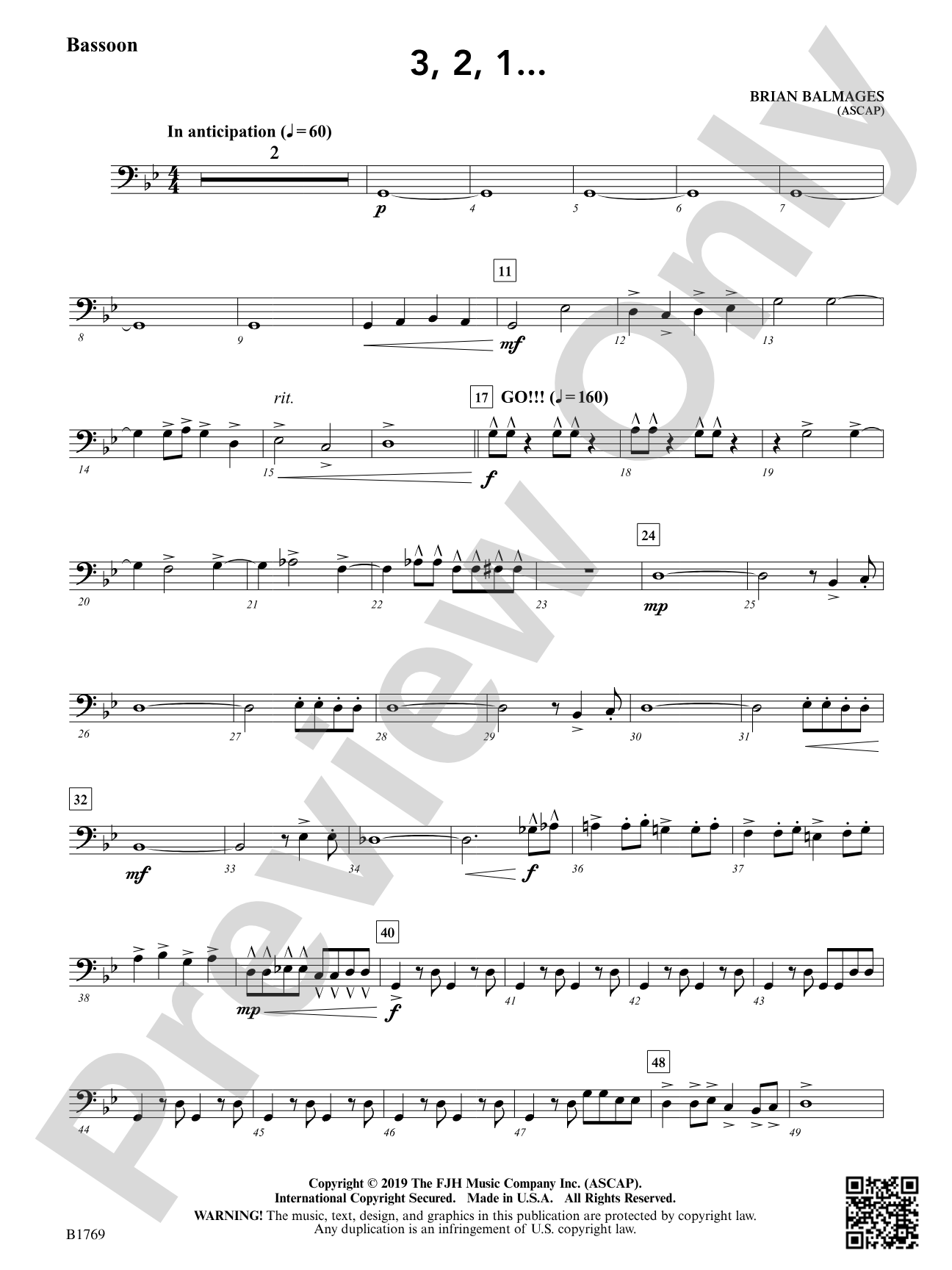 3, 2, 1...: Bassoon