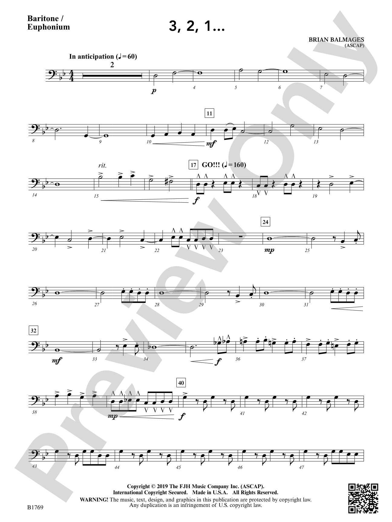 3, 2, 1...: Baritone / Euphonium