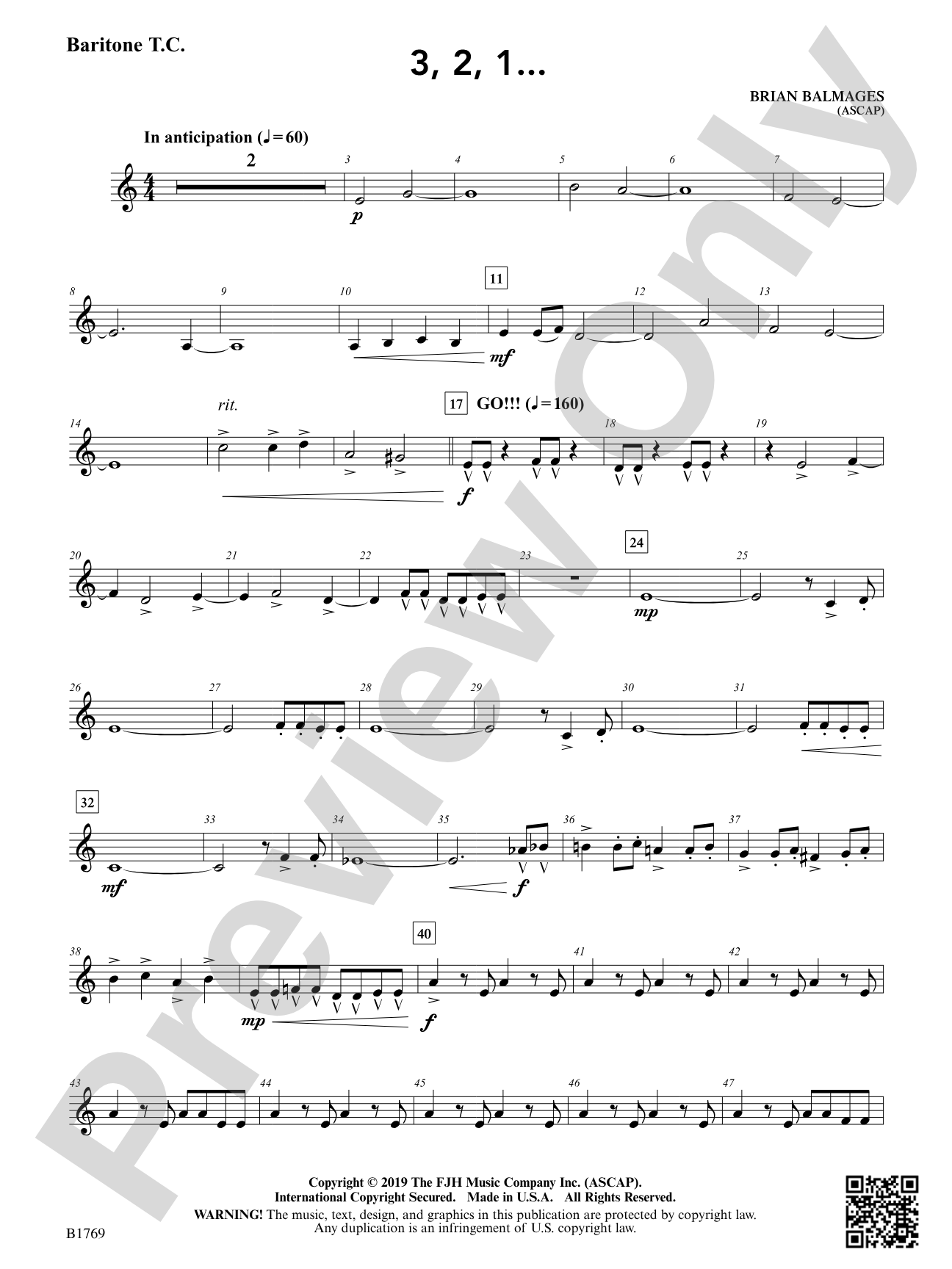 3, 2, 1...: Baritone T.C.