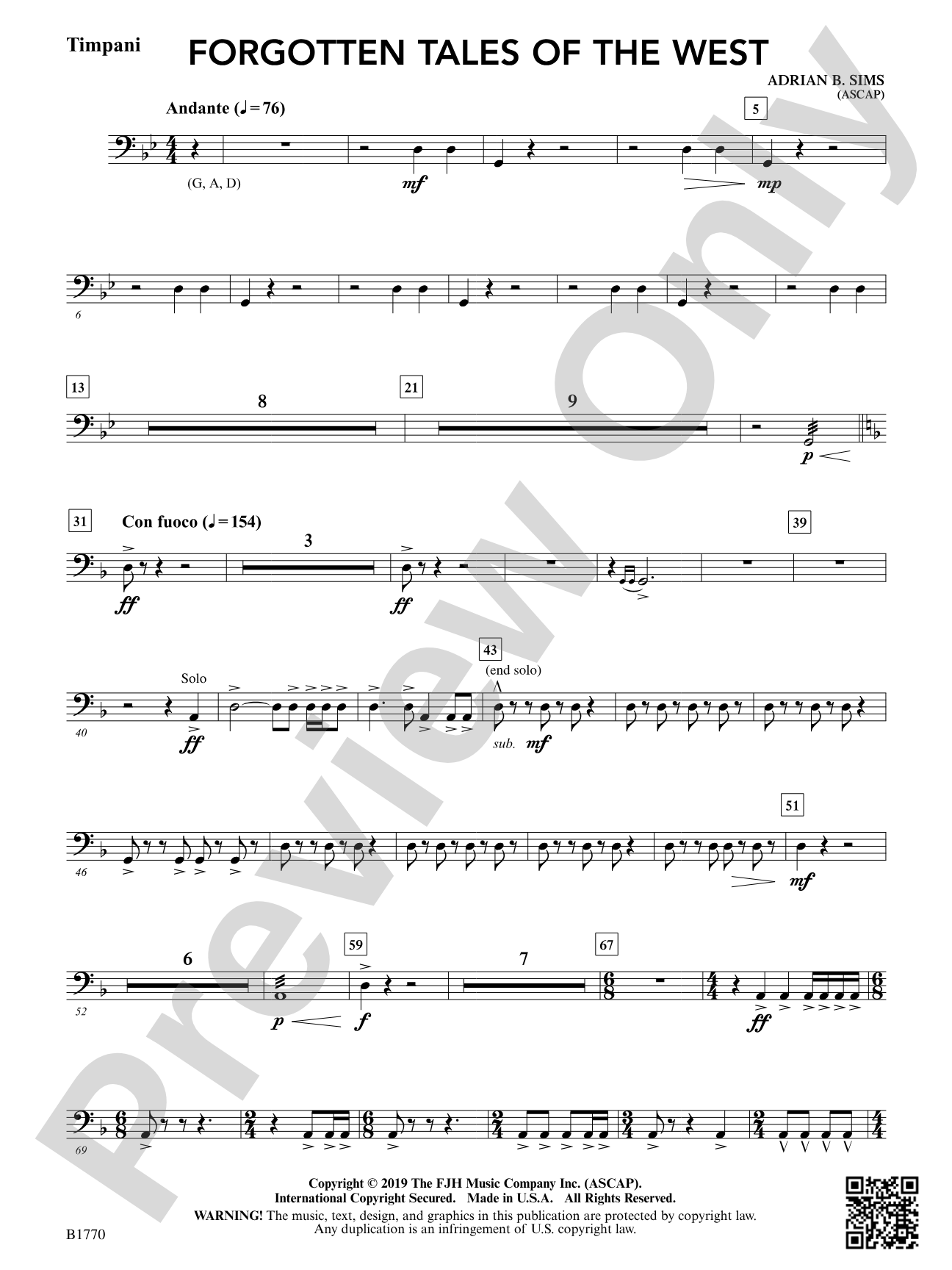 Forgotten Tales of the West: Timpani