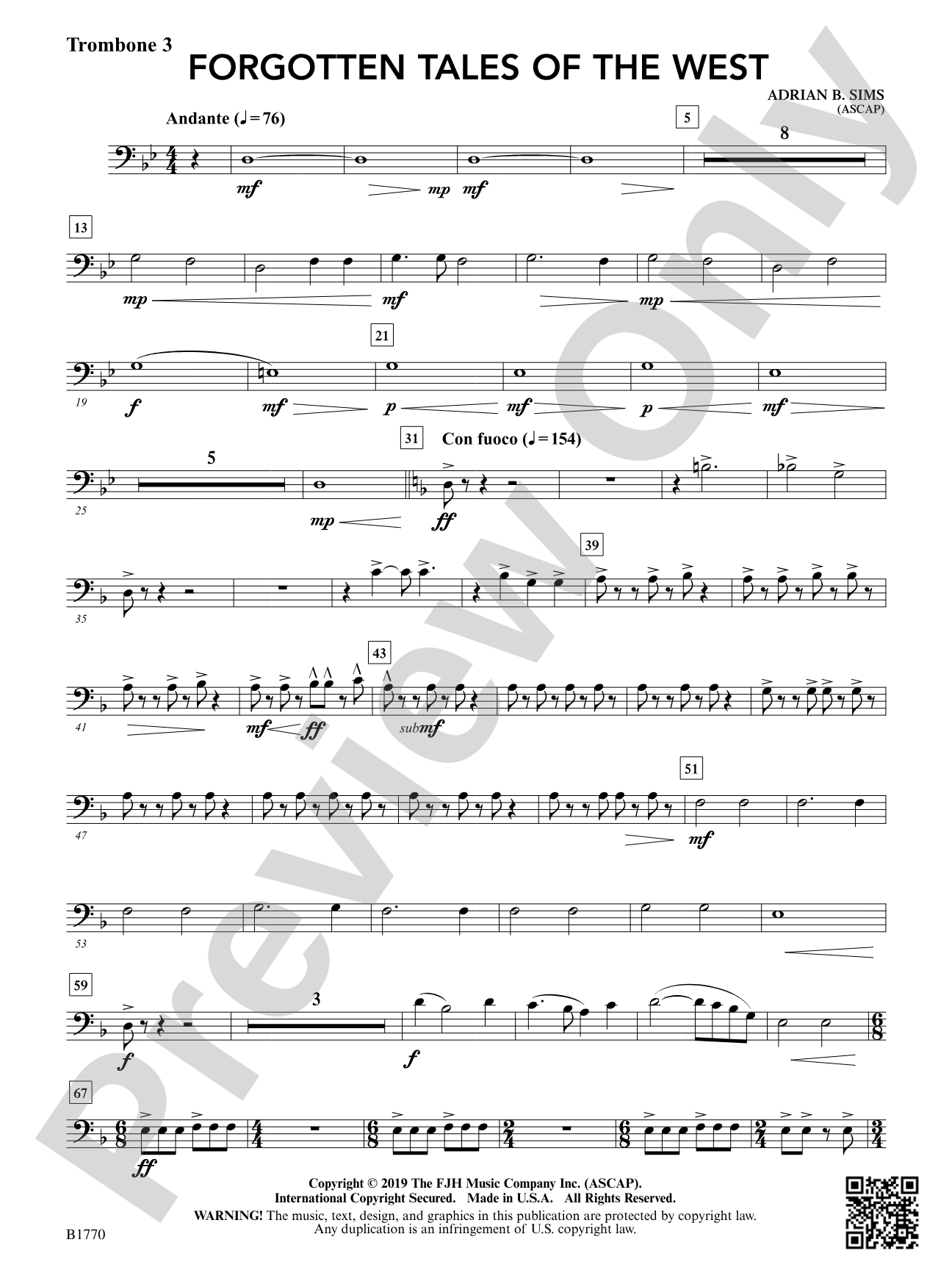 Forgotten Tales of the West: Trombone 3