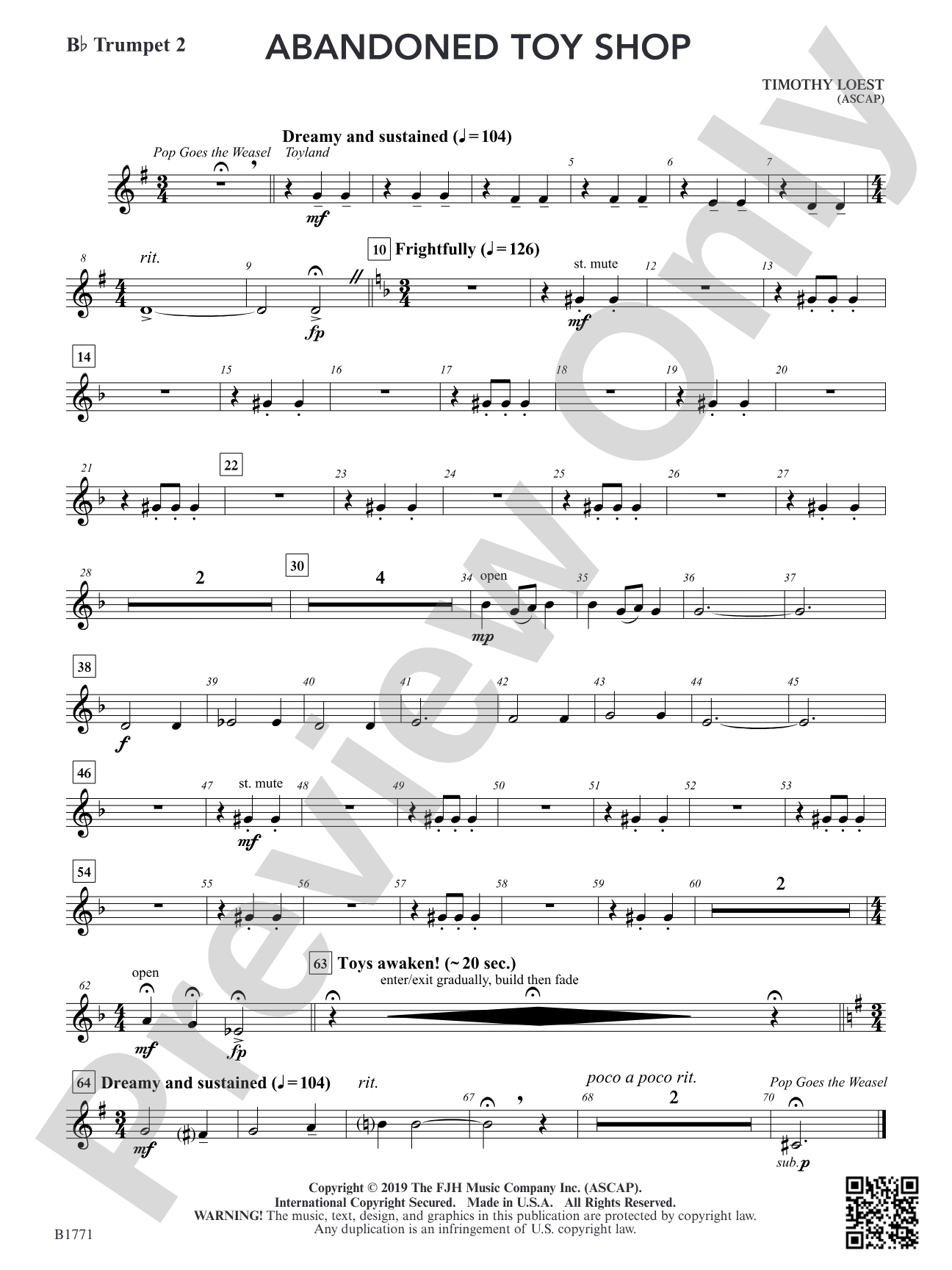 Abandoned Toy Shop: B-flat Trumpet 2