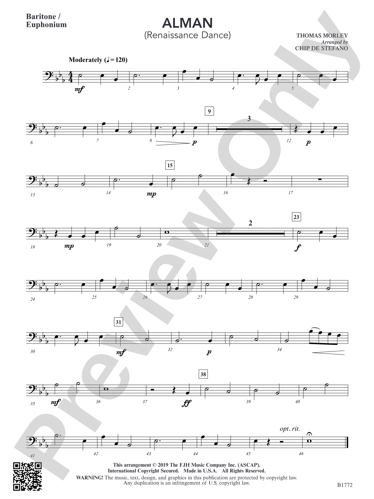 Alman: Baritone / Euphonium