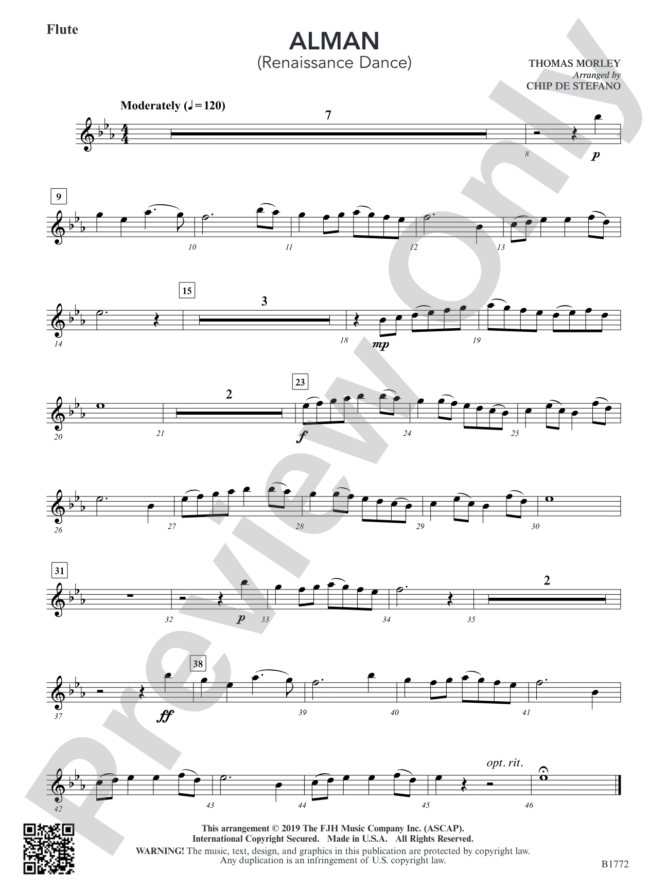 Alman: Flute