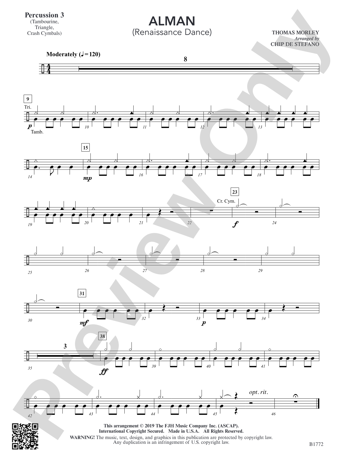 Alman: Percussion 3