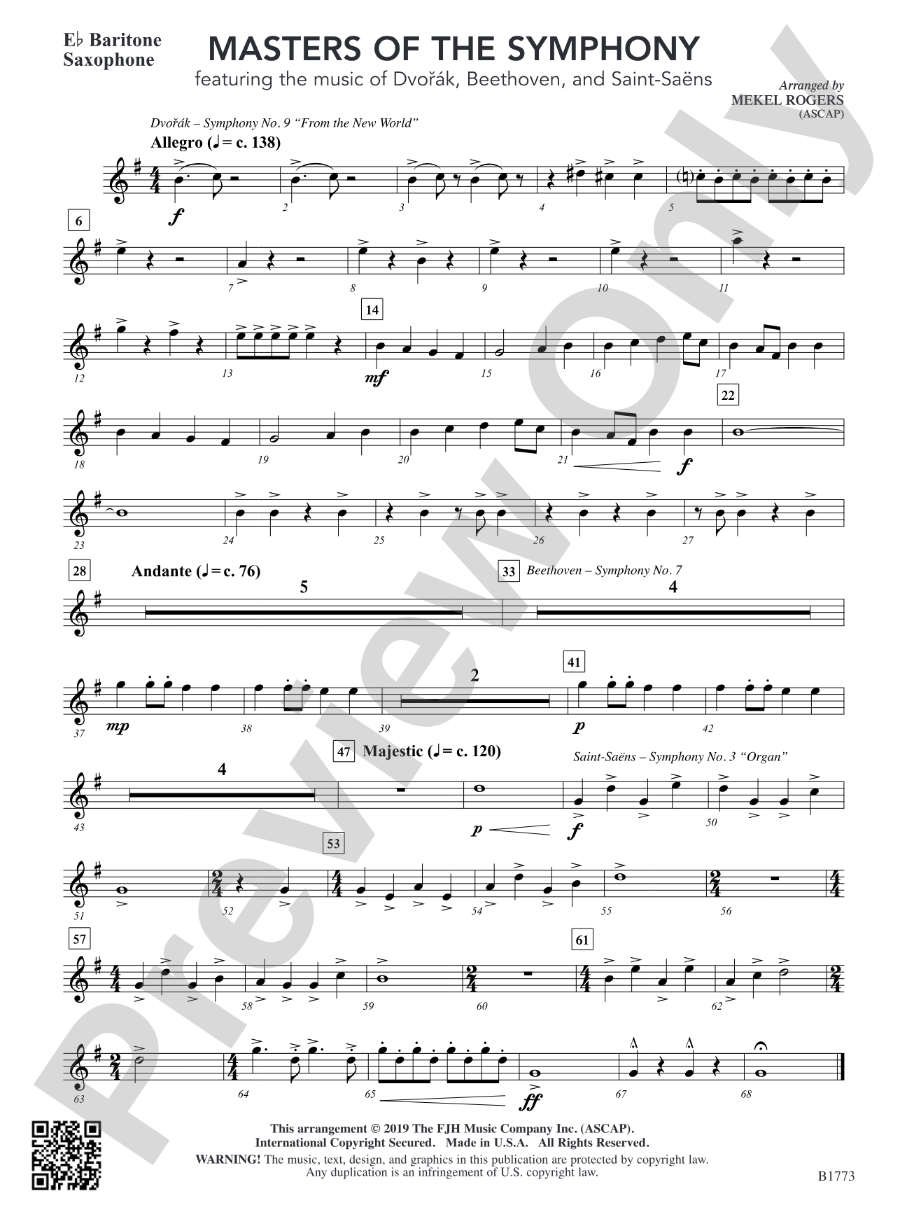 Masters of the Symphony: E-flat Baritone Saxophone