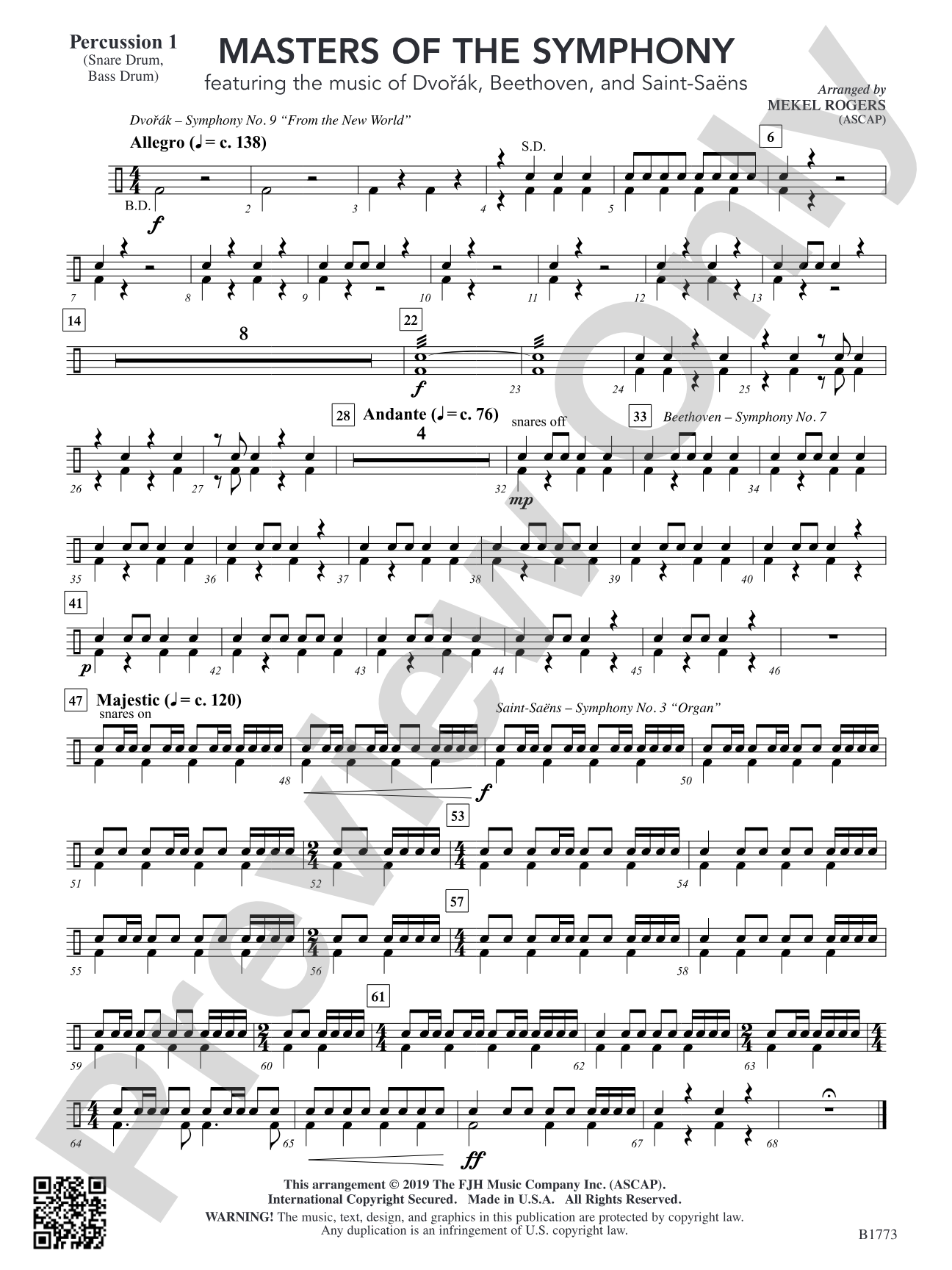 Masters of the Symphony: Percussion 1