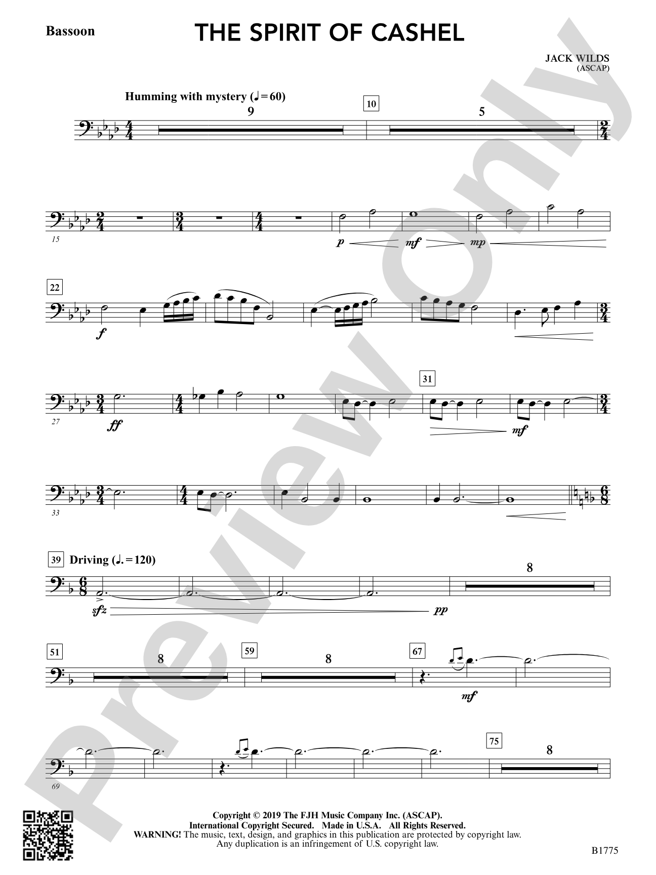 The Spirit of Cashel: Bassoon