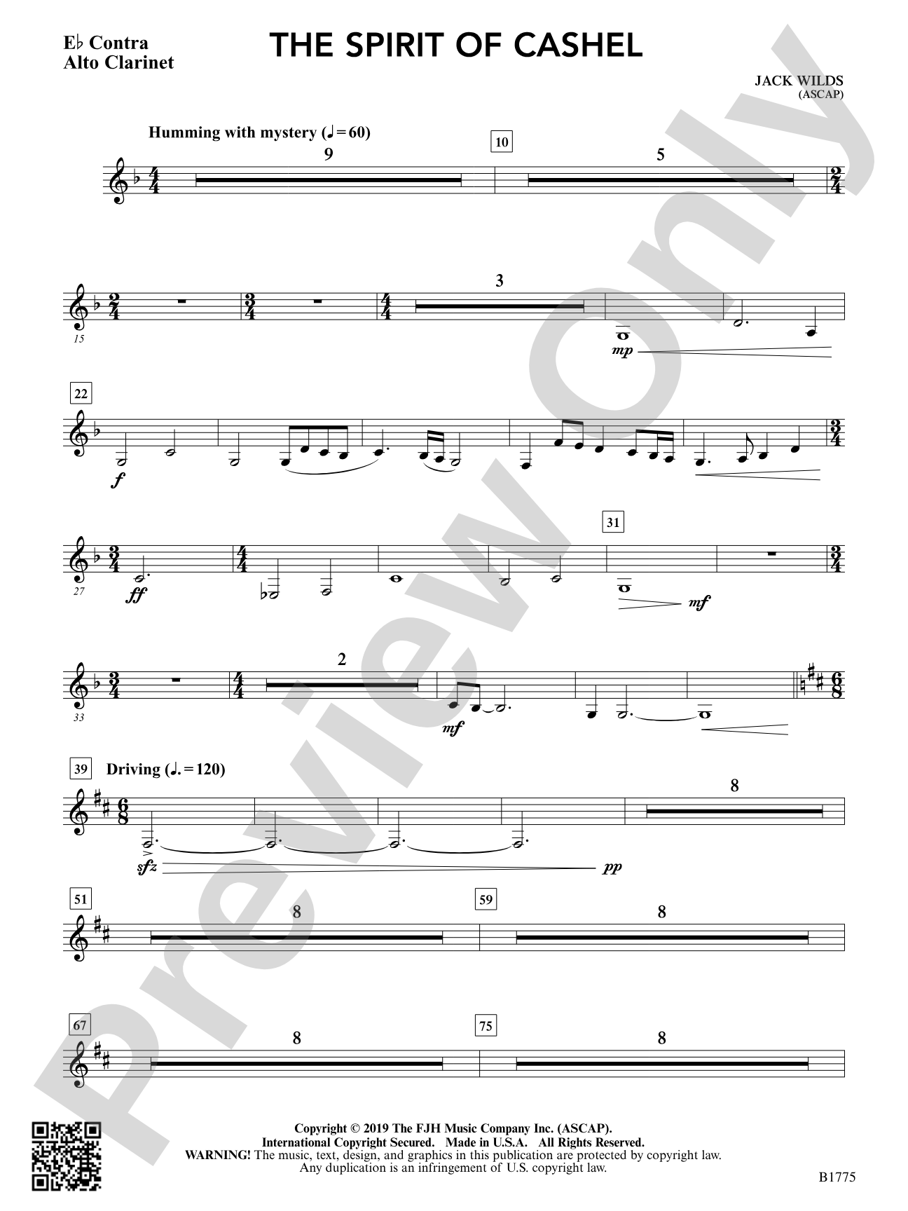 The Spirit of Cashel: E-flat Contra Alto Clarinet