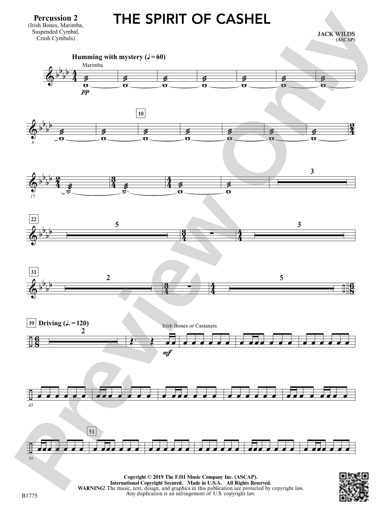 The Spirit of Cashel: Percussion 2