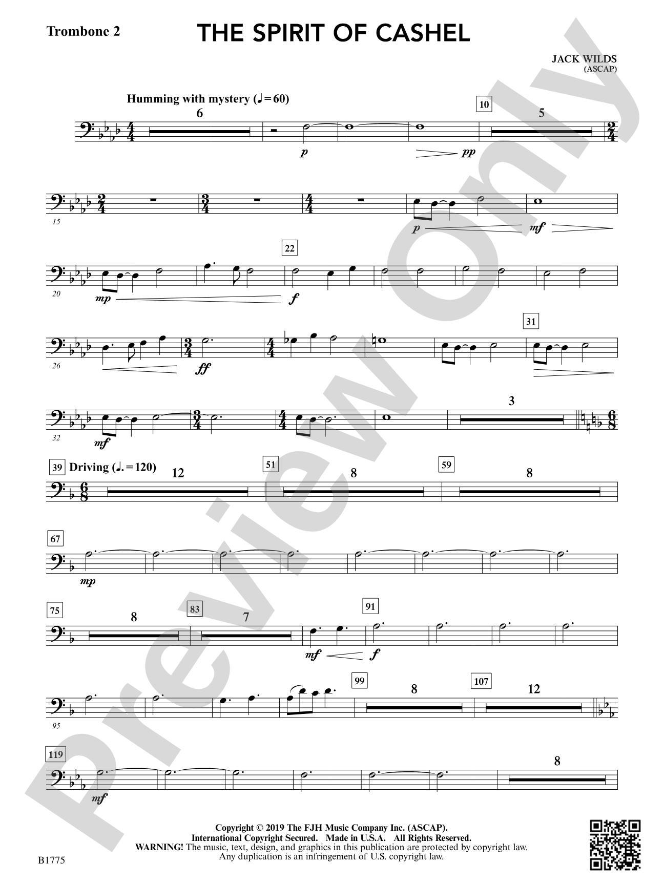 The Spirit of Cashel: Trombone 2