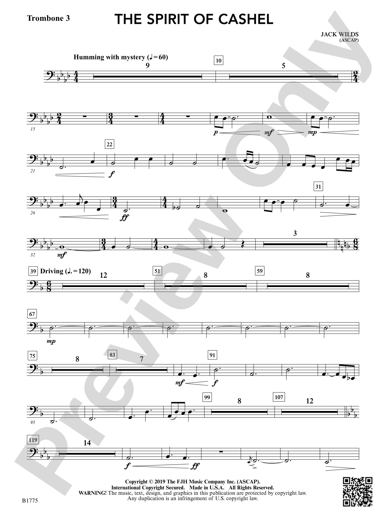 The Spirit of Cashel: Trombone 3