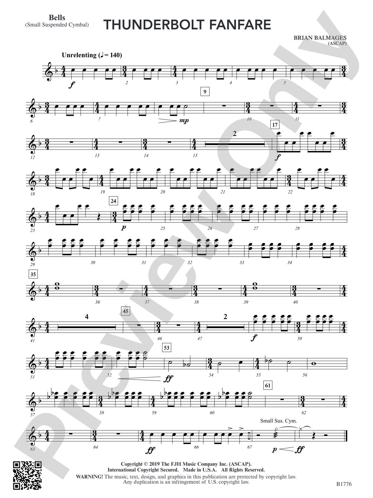 Thunderbolt Fanfare: Bells