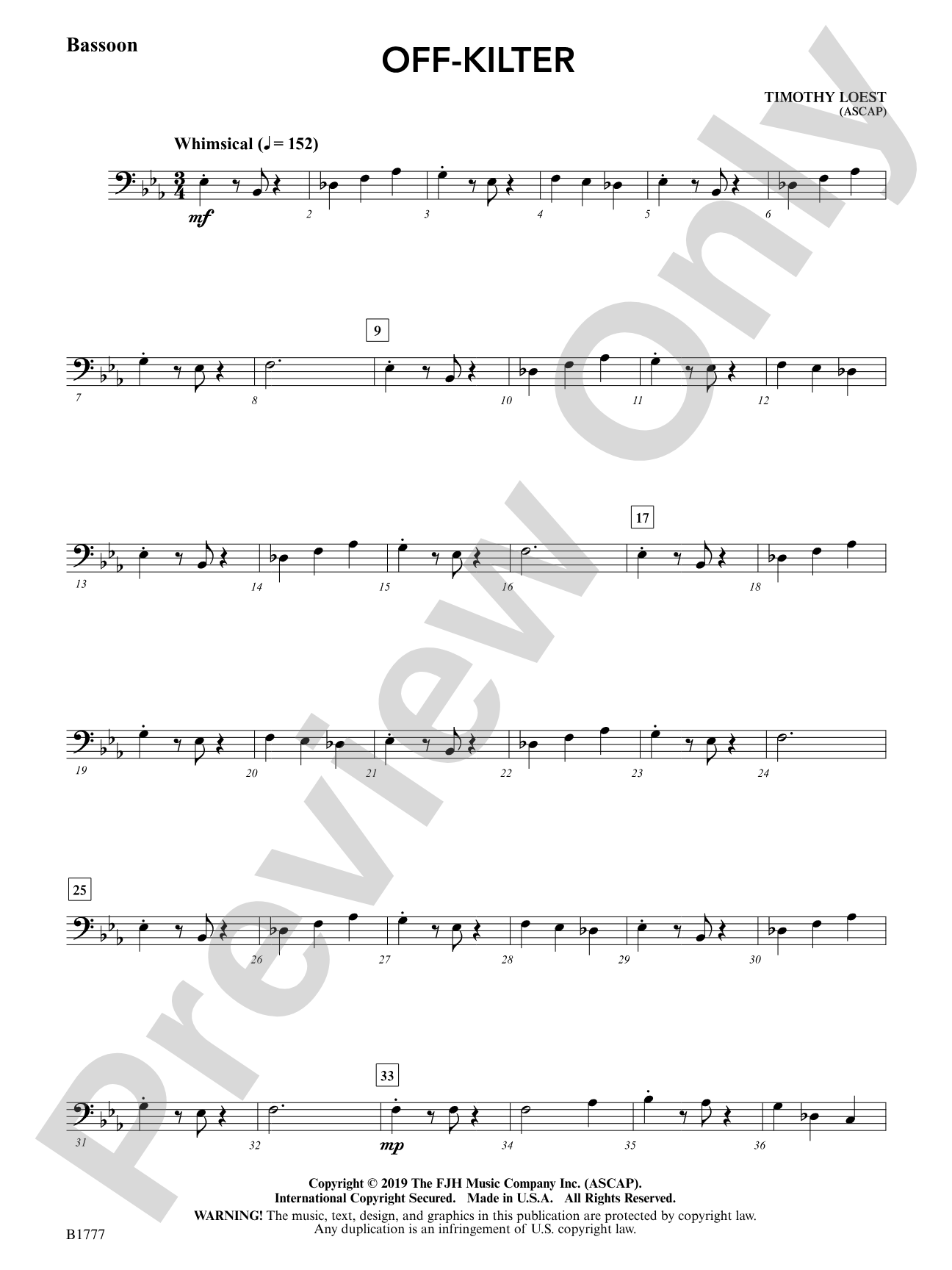 Off-Kilter: Bassoon