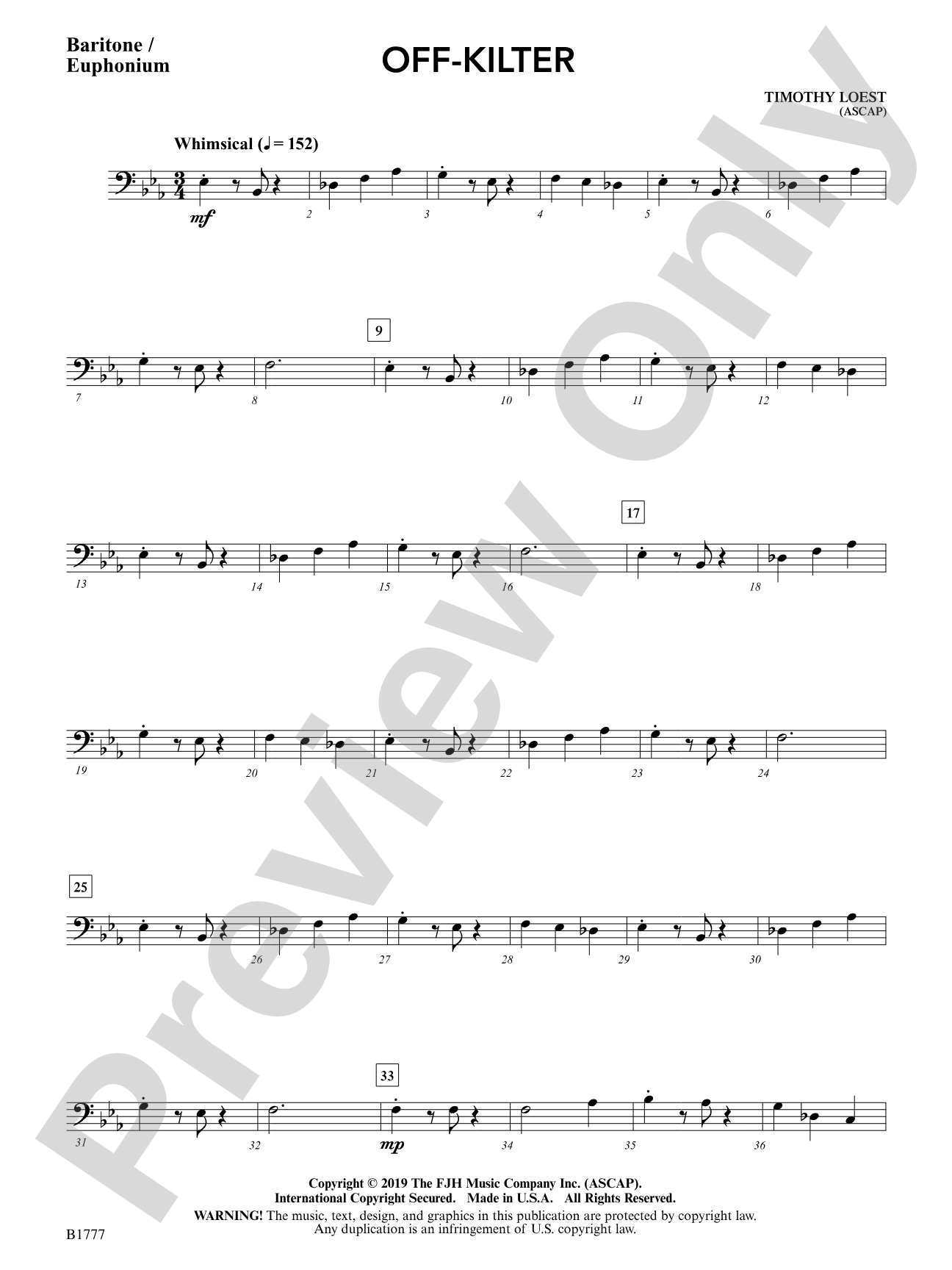 Off-Kilter: Baritone / Euphonium