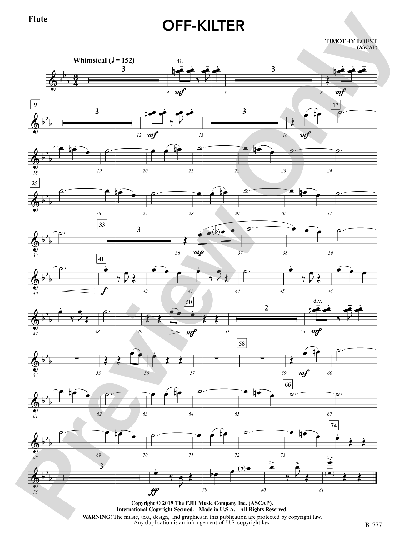 Off-Kilter: Flute