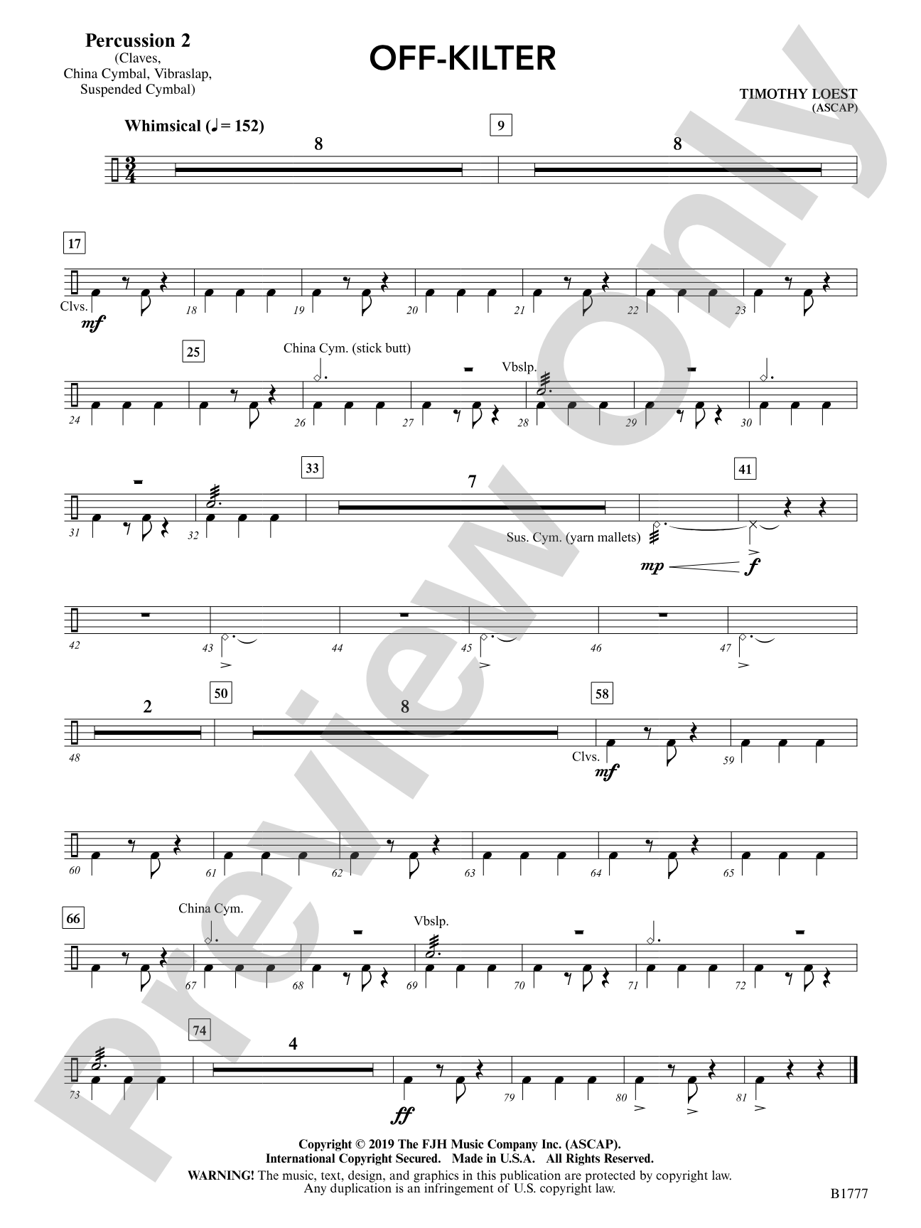 Off-Kilter: Percussion 2