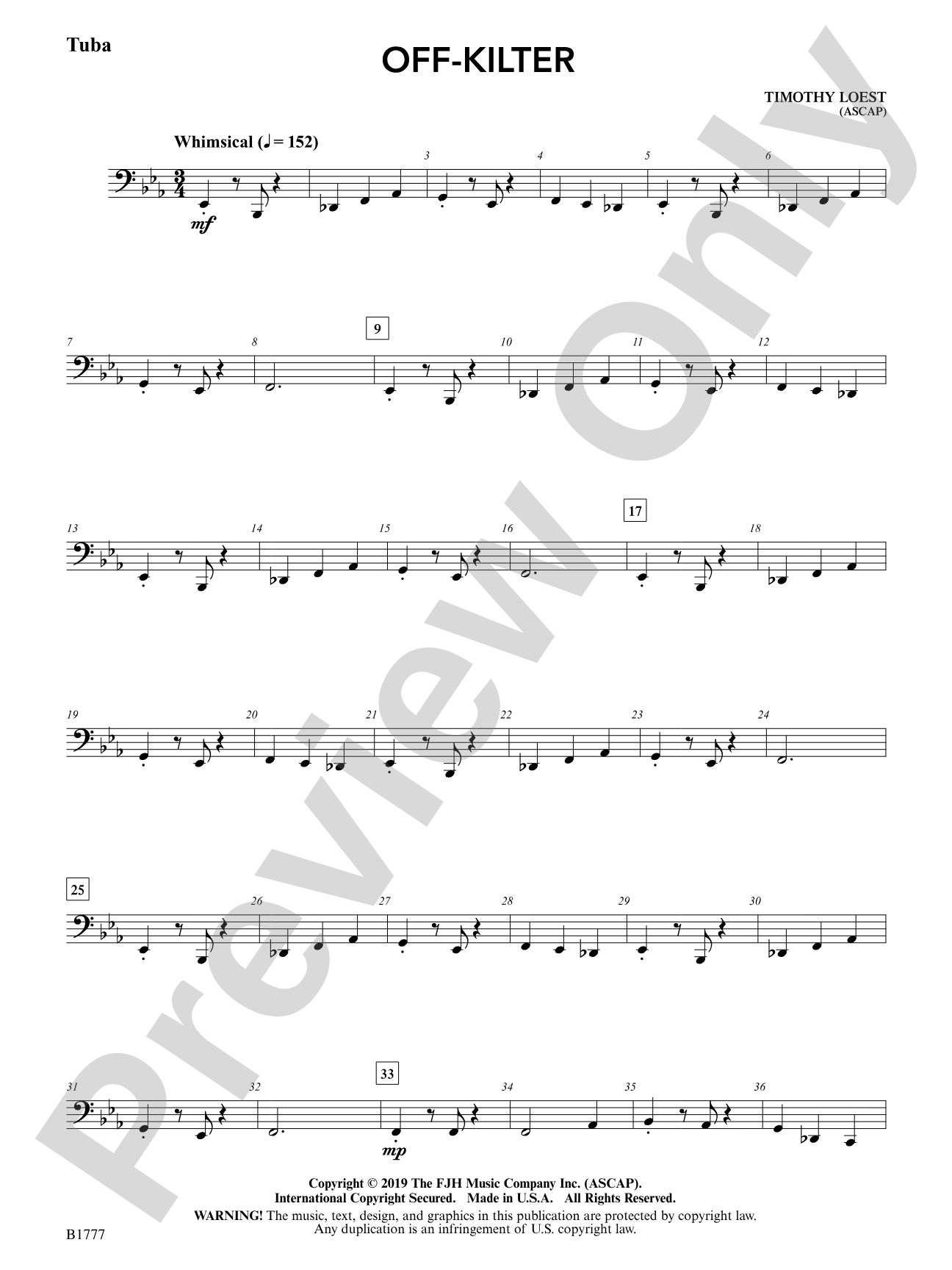 Off-Kilter: Tuba