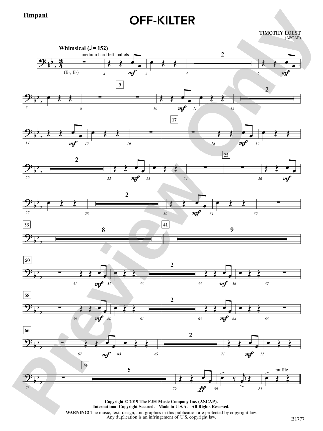 Off-Kilter: Timpani