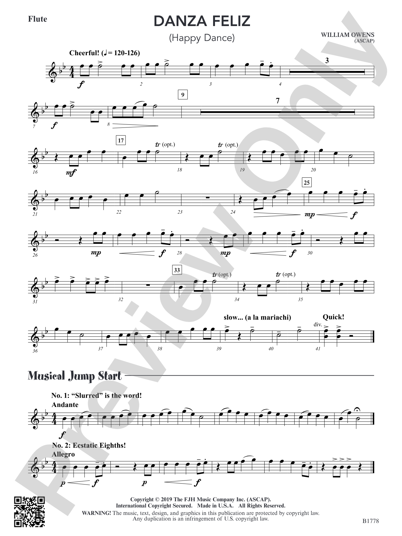 Danza Feliz: Flute