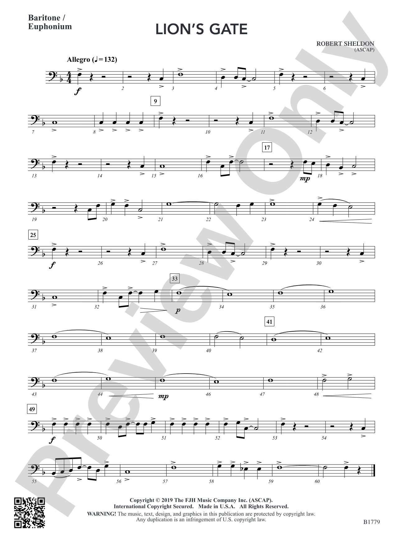 Lion's Gate: Baritone / Euphonium
