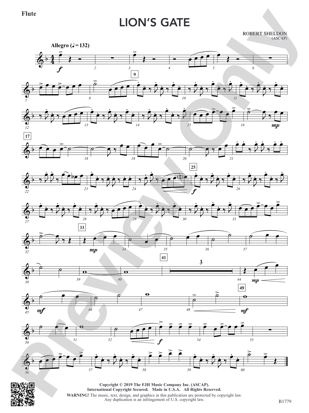 Lion's Gate: Flute